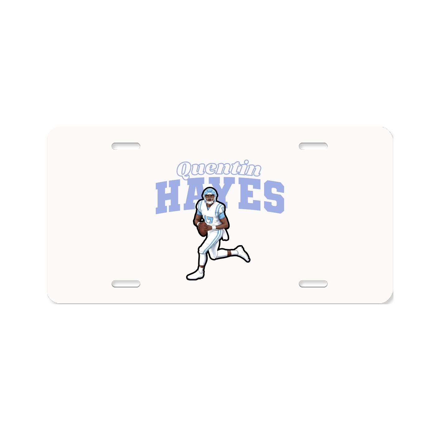 License Plate — Name Arch in Classic