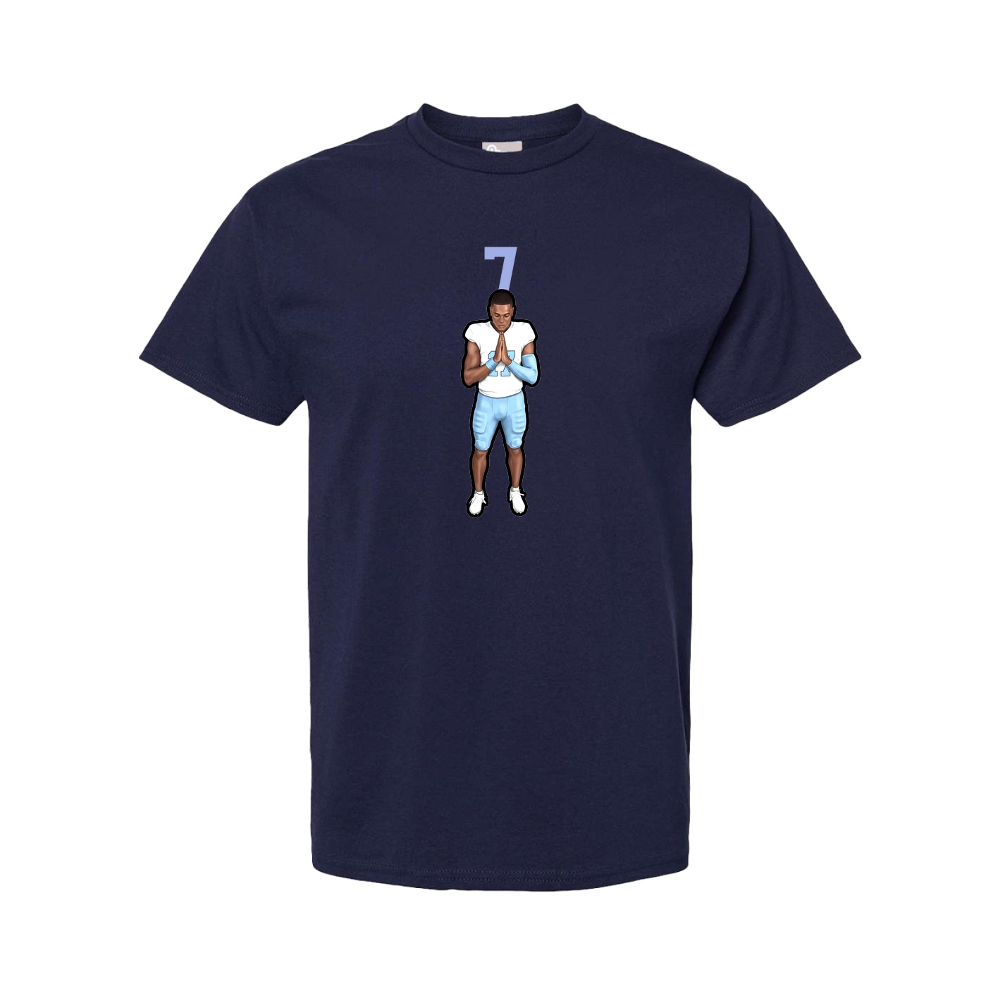 Tee — Number Top in Navy