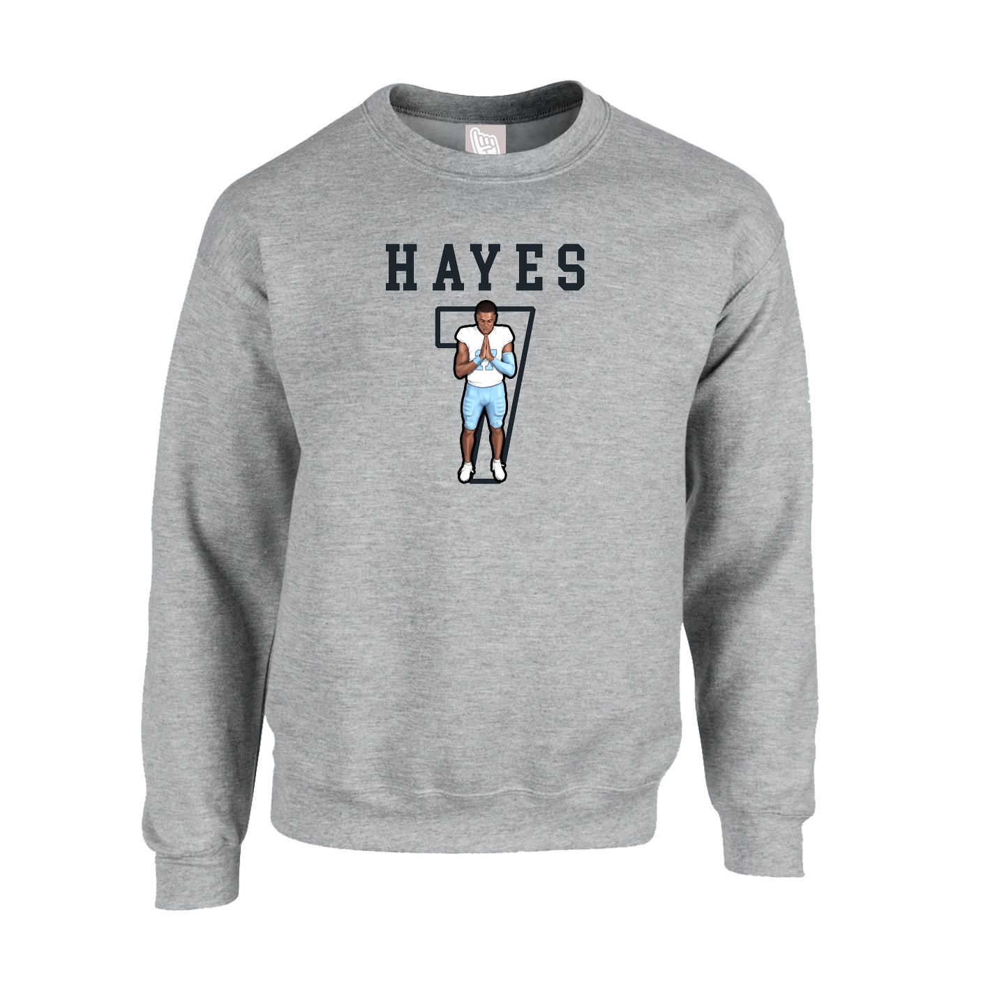 Fleece Crew — Shirsey in Grey