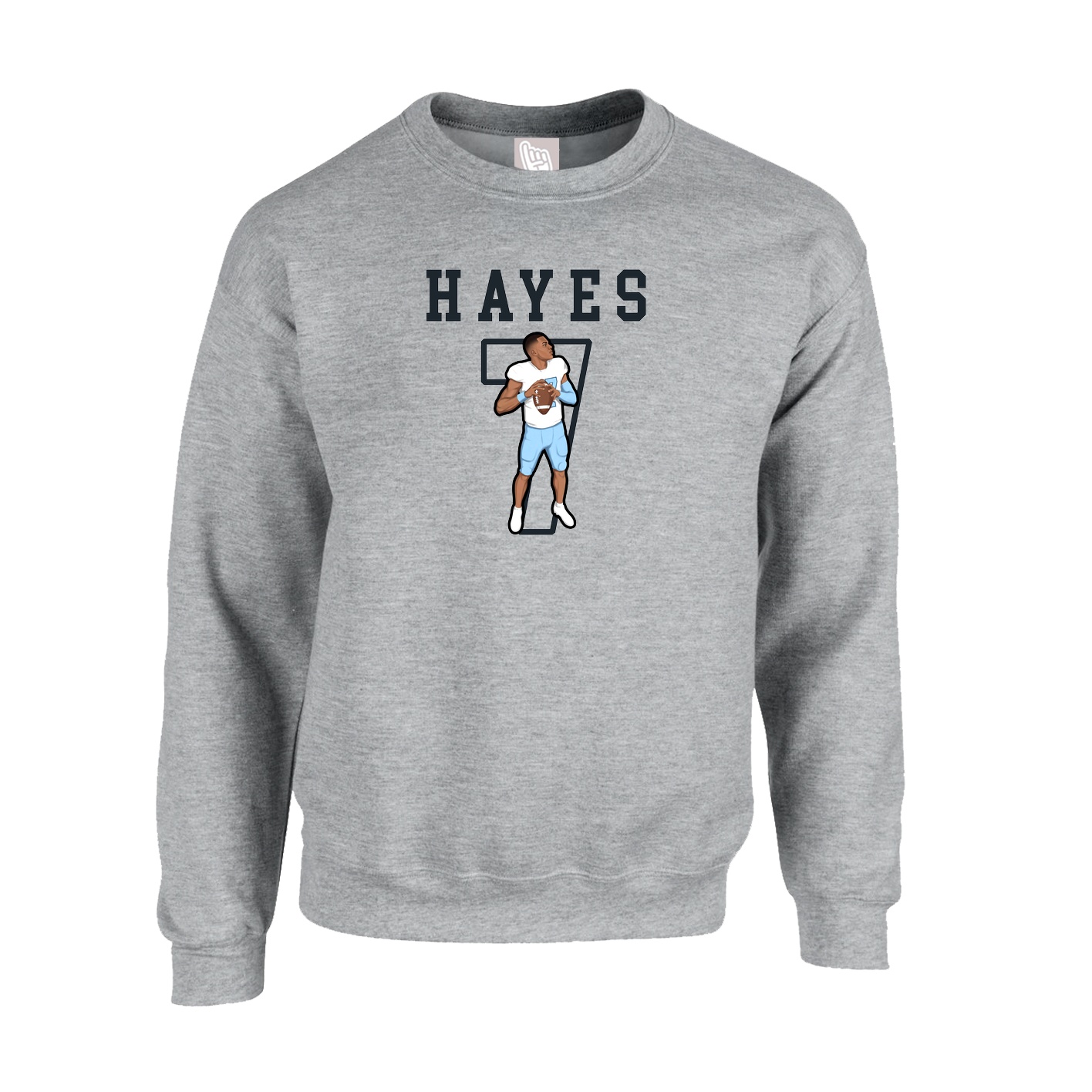 Fleece Crew — Shirsey in Grey
