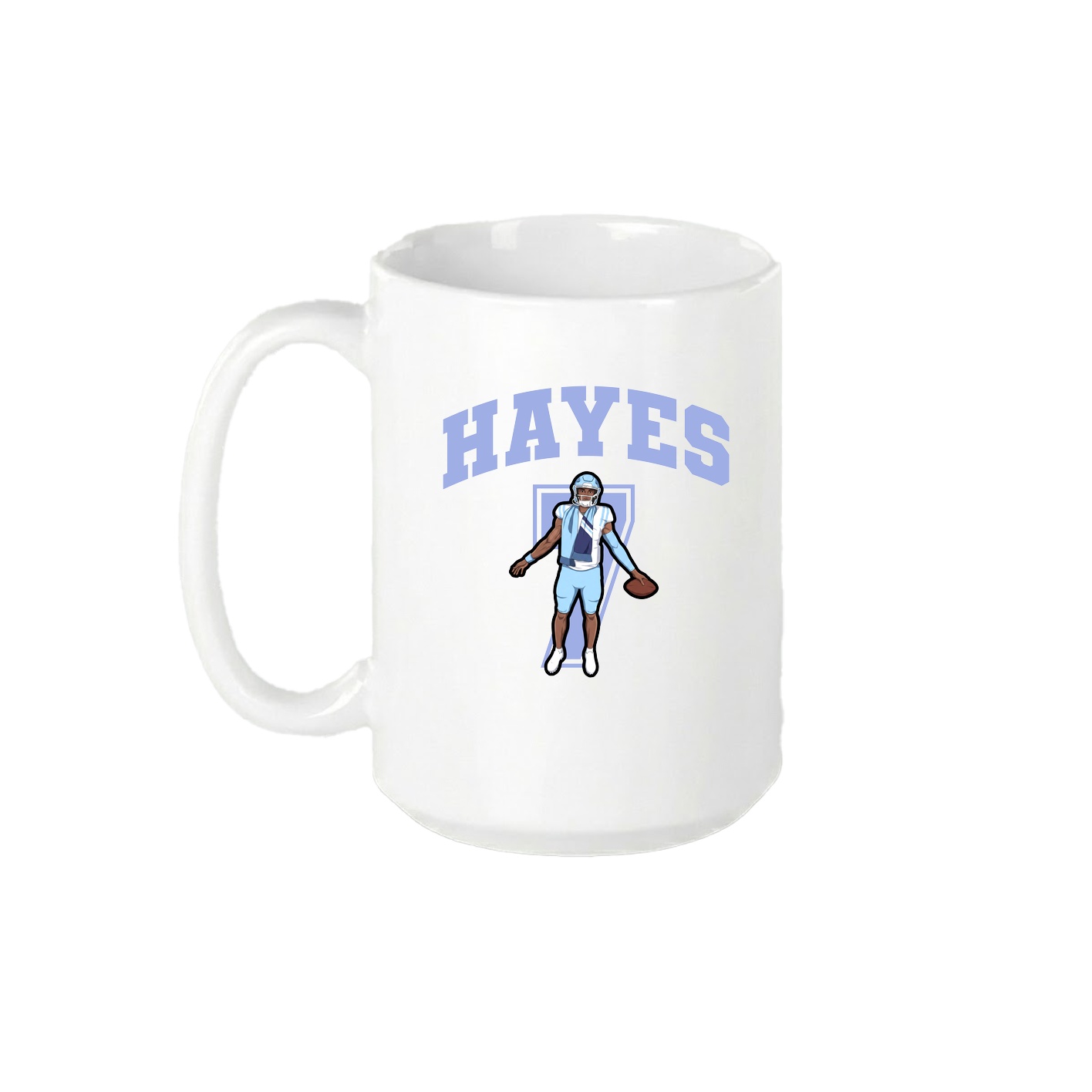 15oz Coffee Mug — Number in White