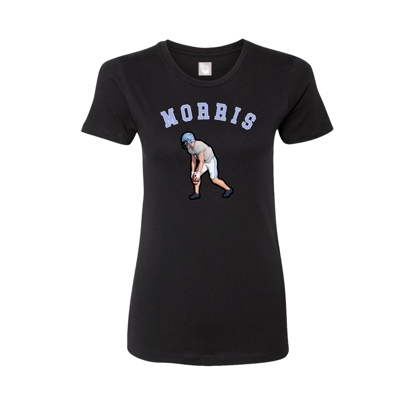 Fitted Women's Tee — Shirsey Arch in Black