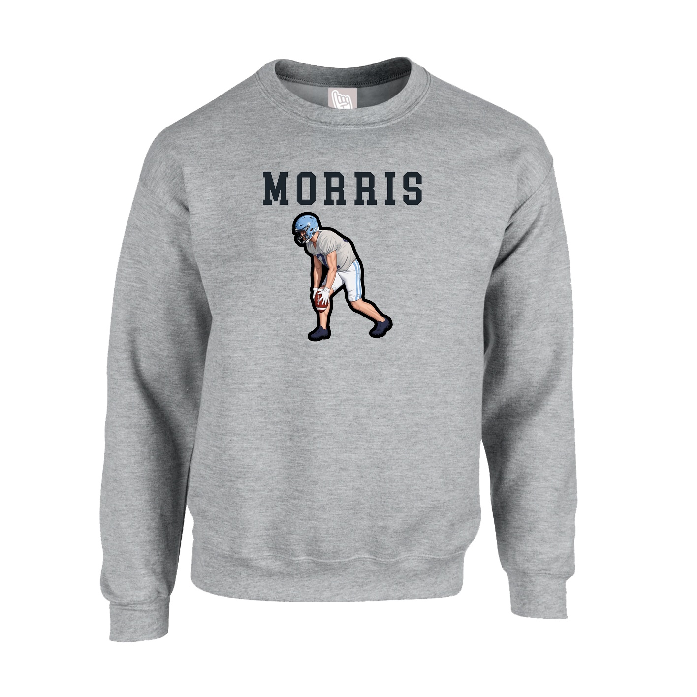 Fleece Crew — Shirsey in Grey