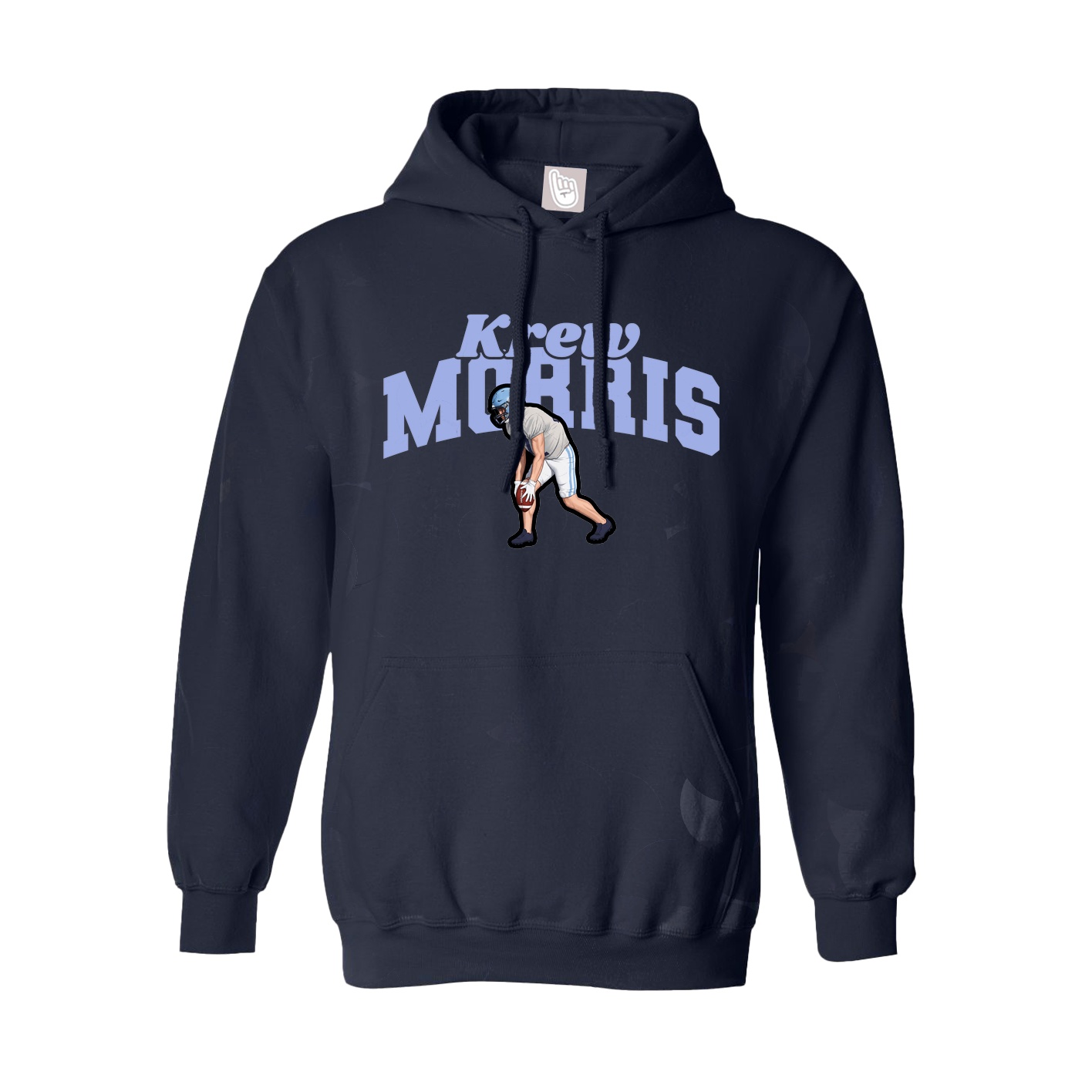 Youth Hoodie — Signature Arch in Navy