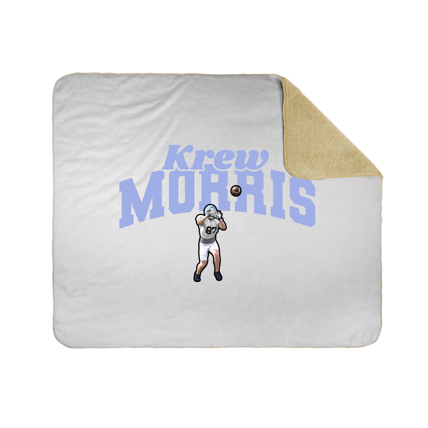 Throw Blanket — Signature Arch in White