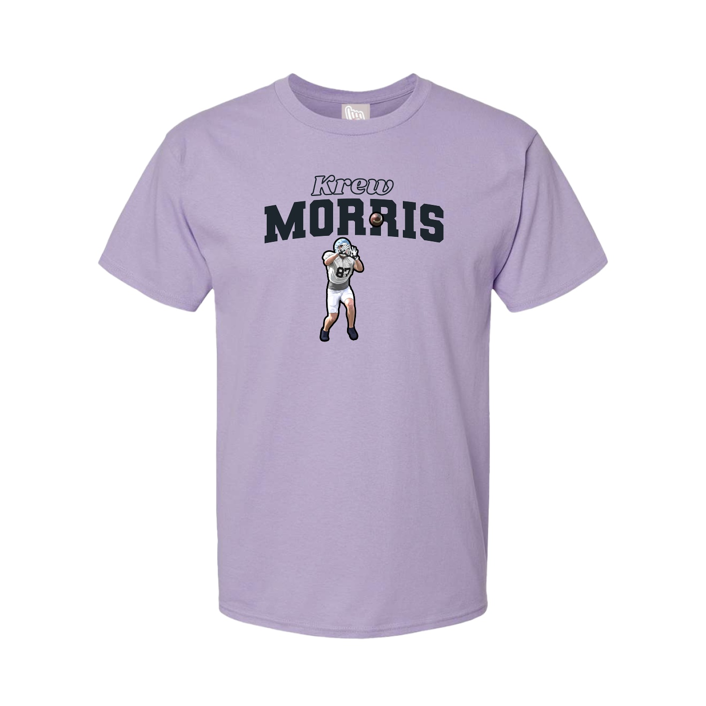 Youth Tee — Name Arch in Purple