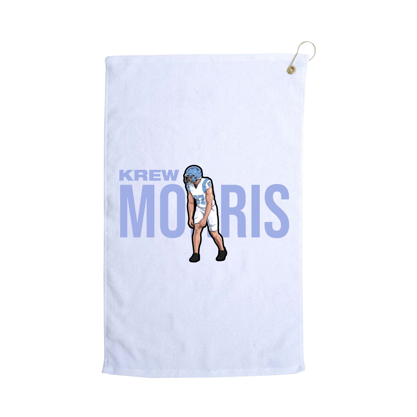 Golf Towel — Player Name in White