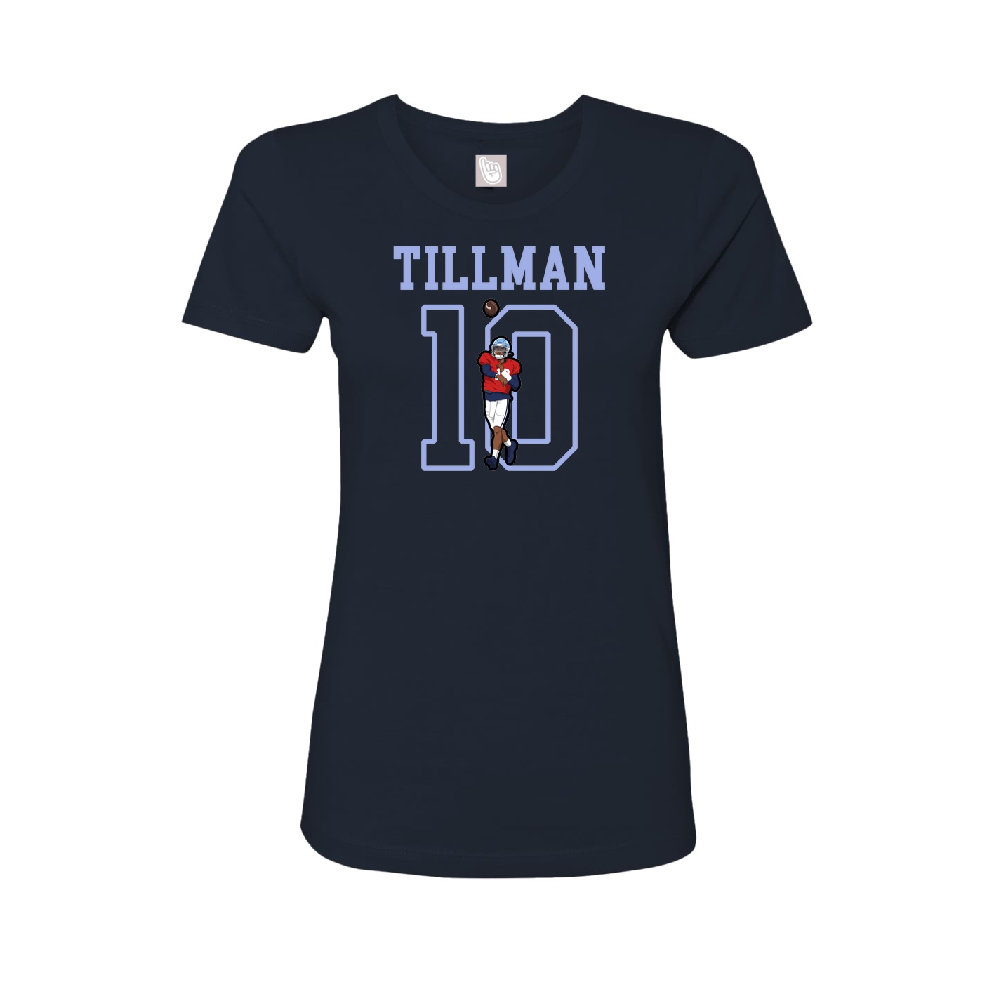 Fitted Women's Tee — Shirsey in Navy
