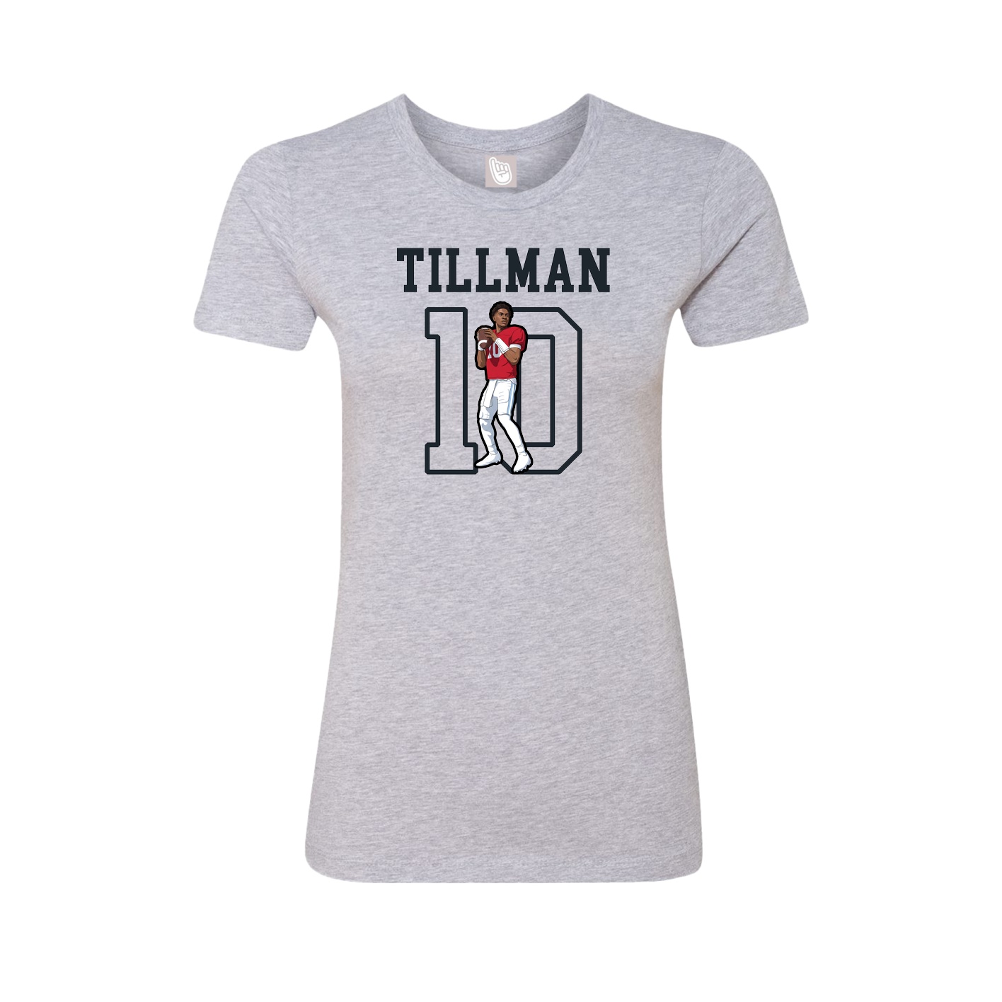 Fitted Women's Tee — Shirsey in Grey