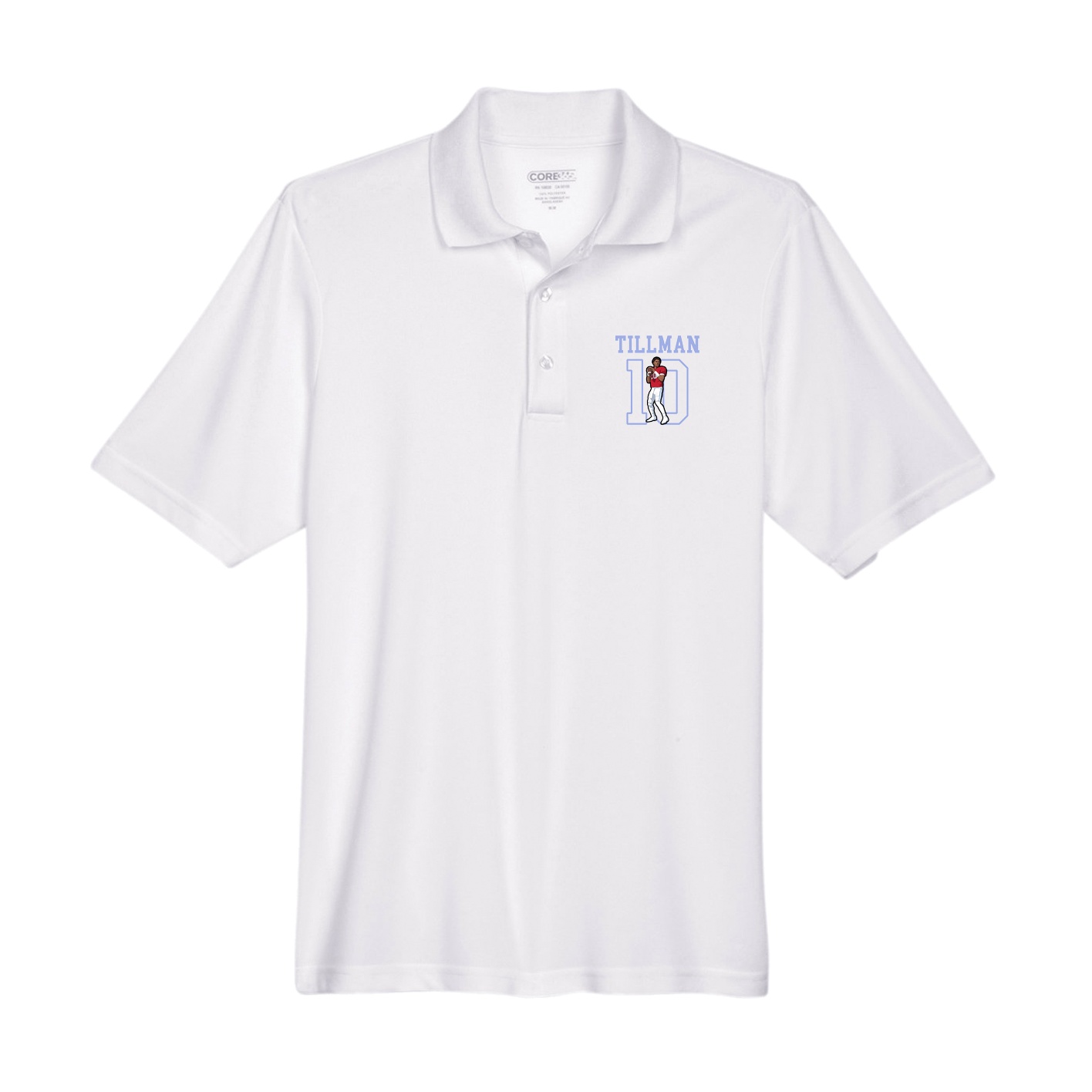 Performance Polo — Shirsey in White