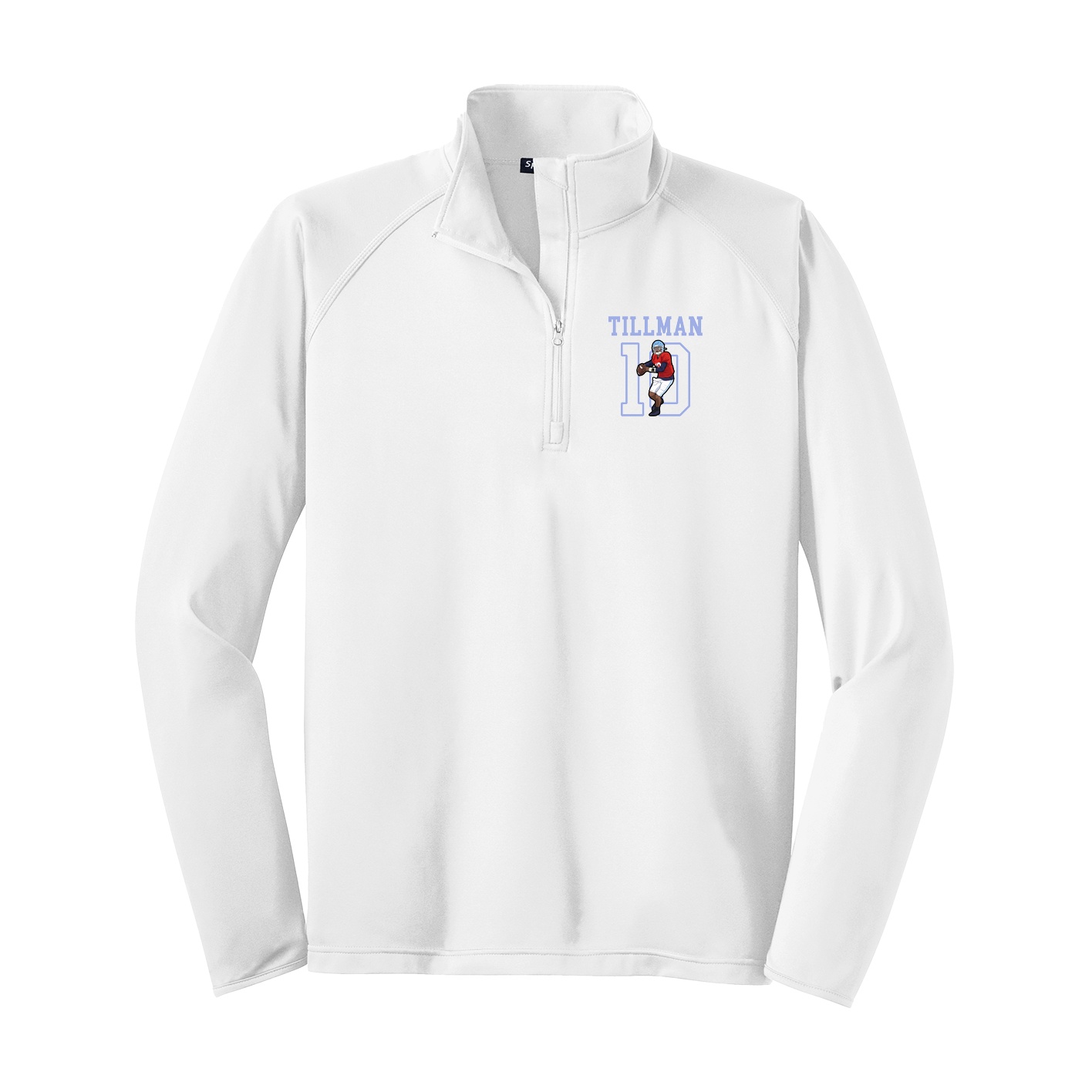 Q-Zip Pullover — Shirsey in White