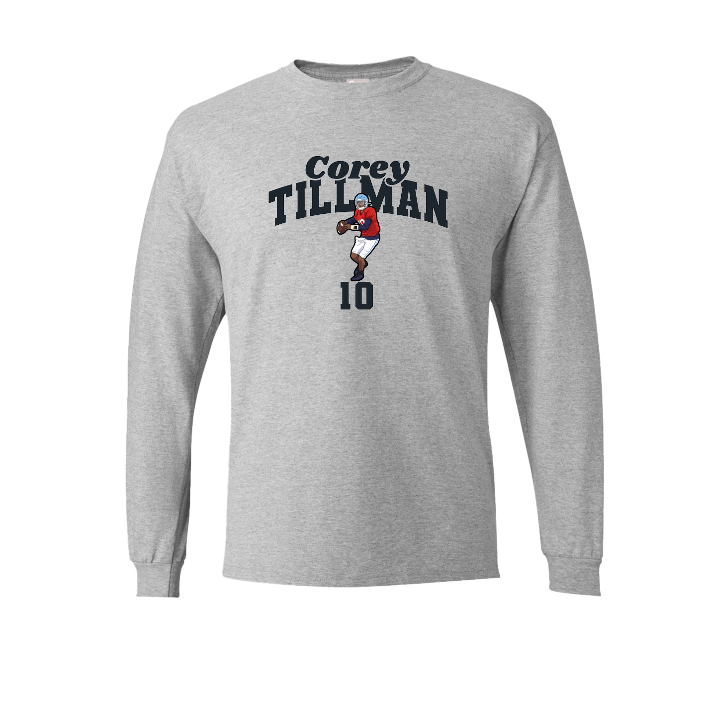 Long Sleeve Tee — Signature Arch in Grey