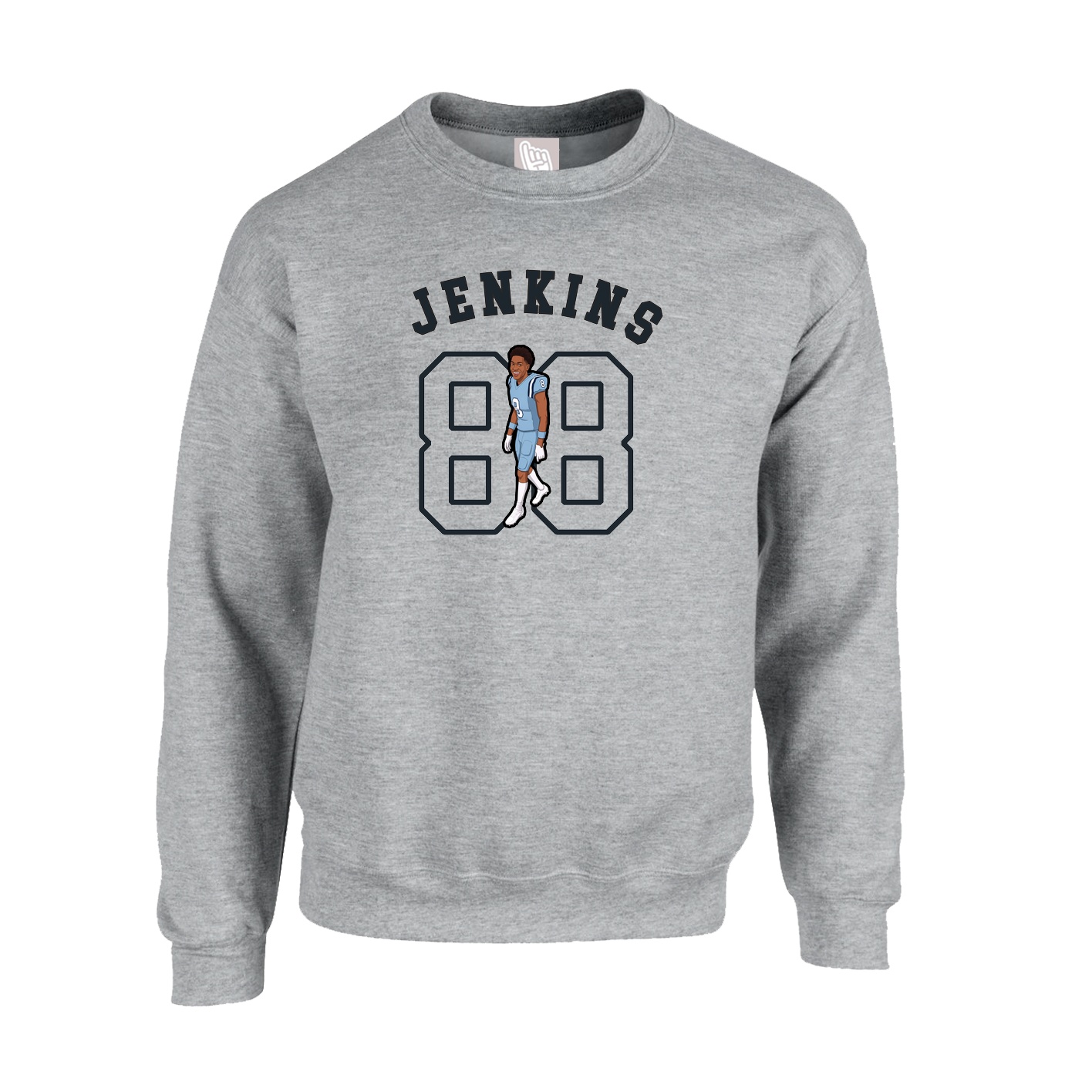 Fleece Crew — Shirsey Arch in Grey