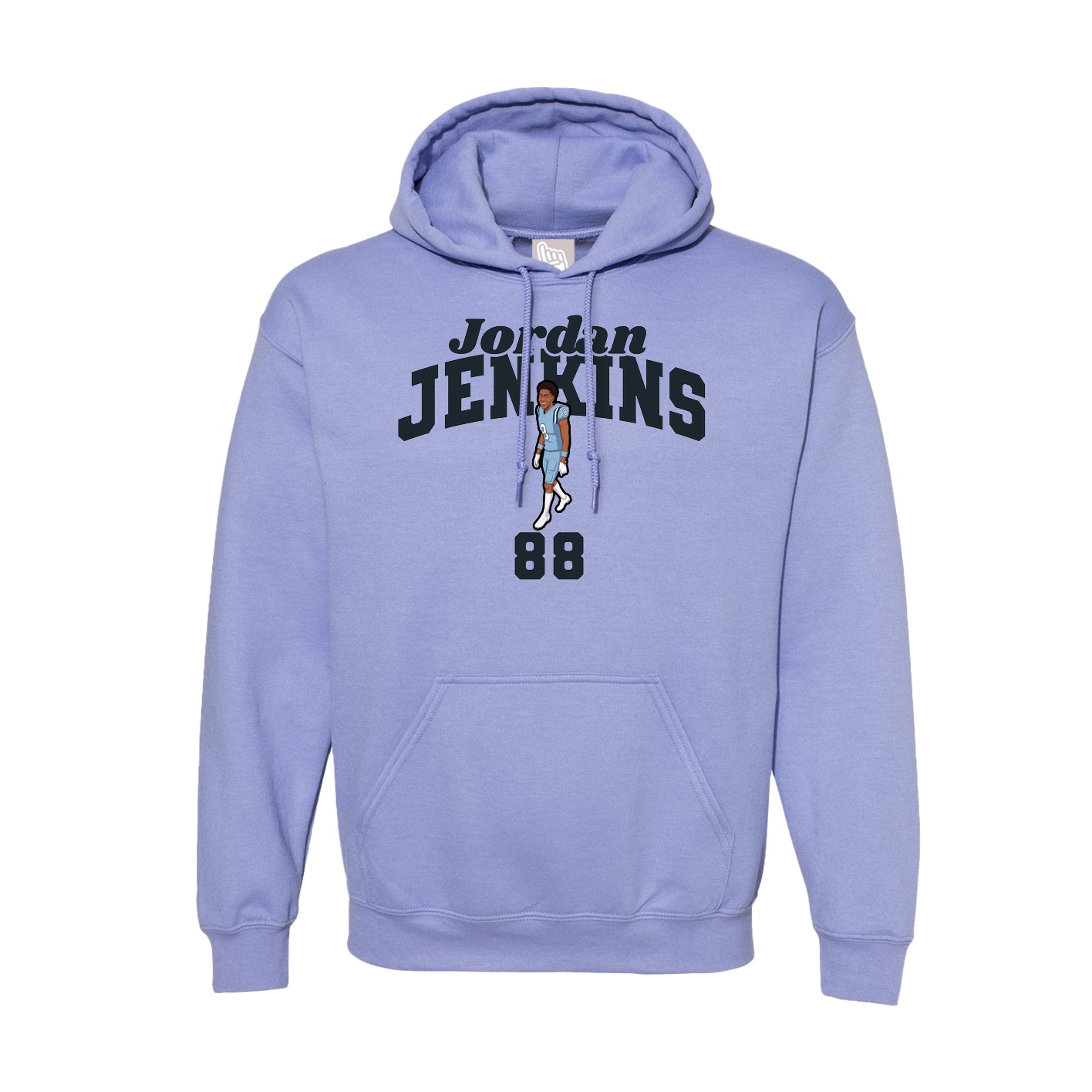 Hoodie — Signature Arch in Purple