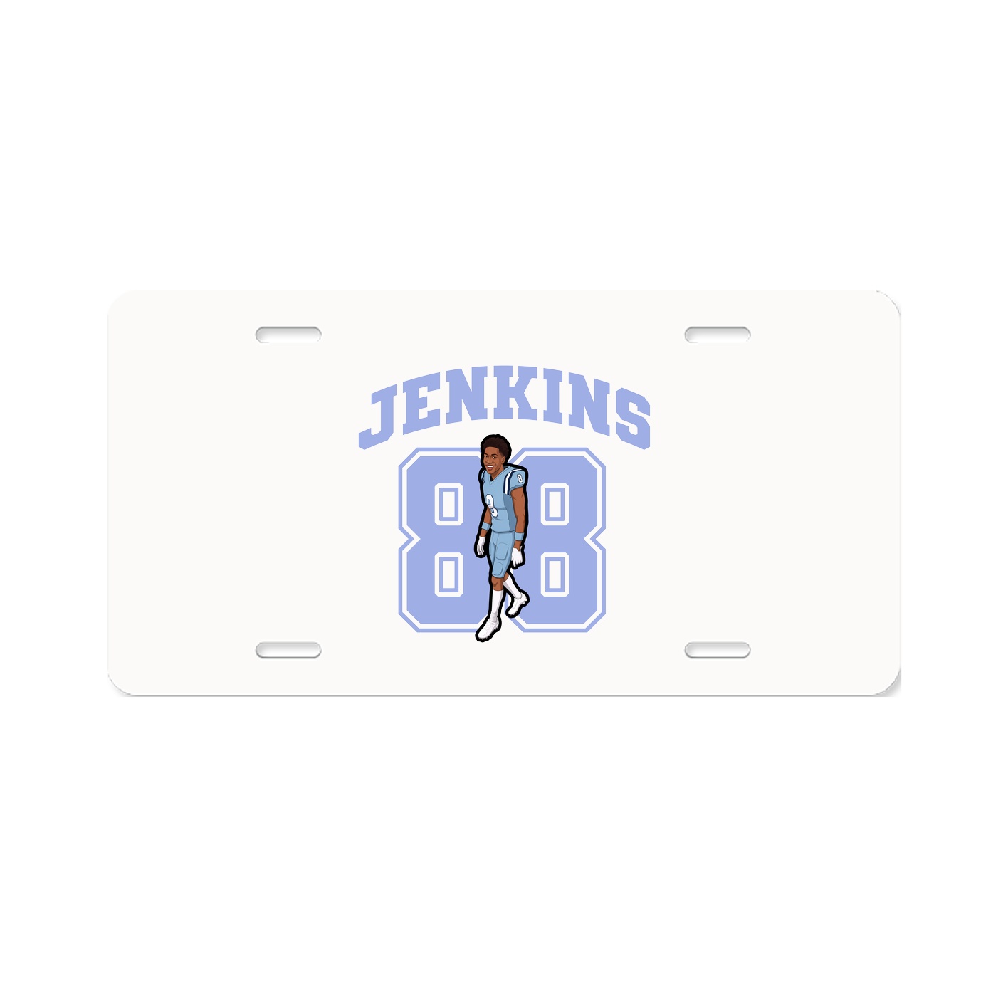 License Plate — Number in Classic