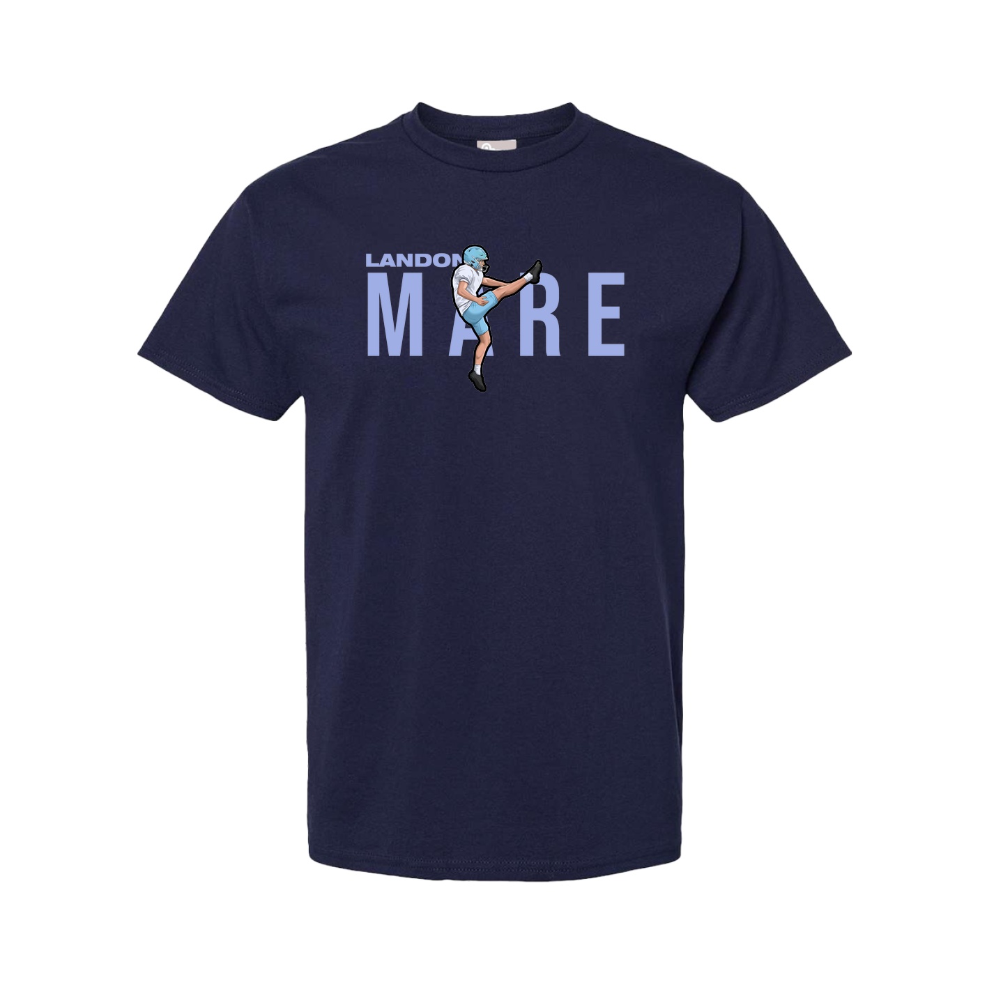 Tee — Player Name in Navy