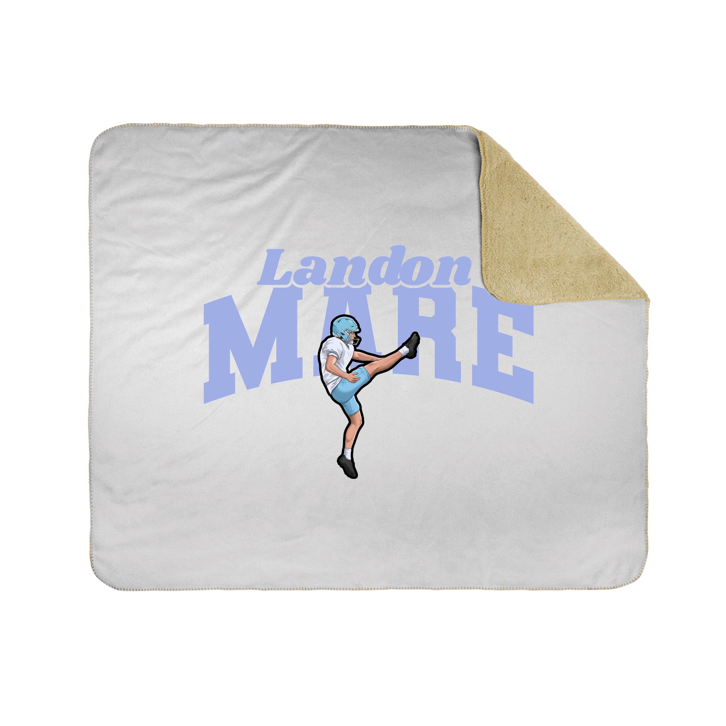 Throw Blanket — Signature Arch in White