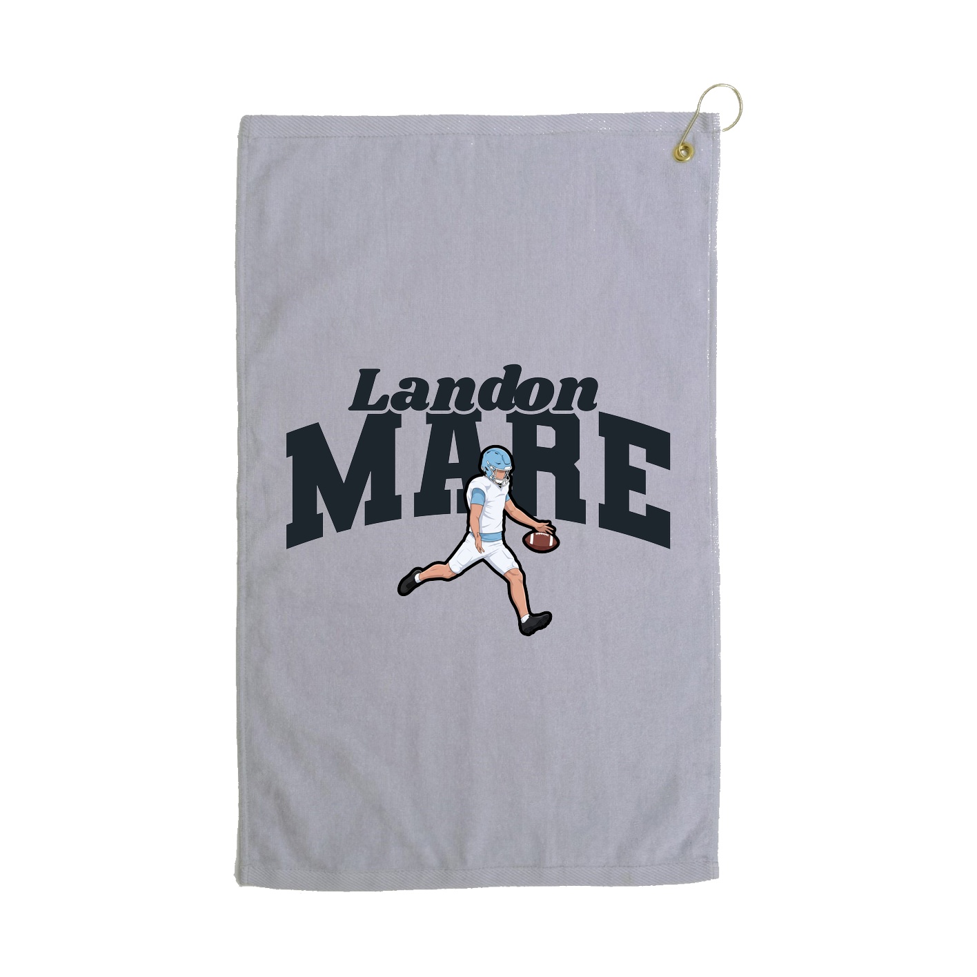 Golf Towel — Signature Arch in Grey