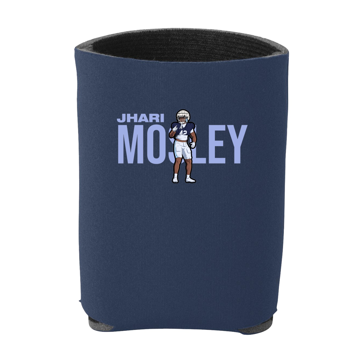 Can Holder — Player Name in Navy