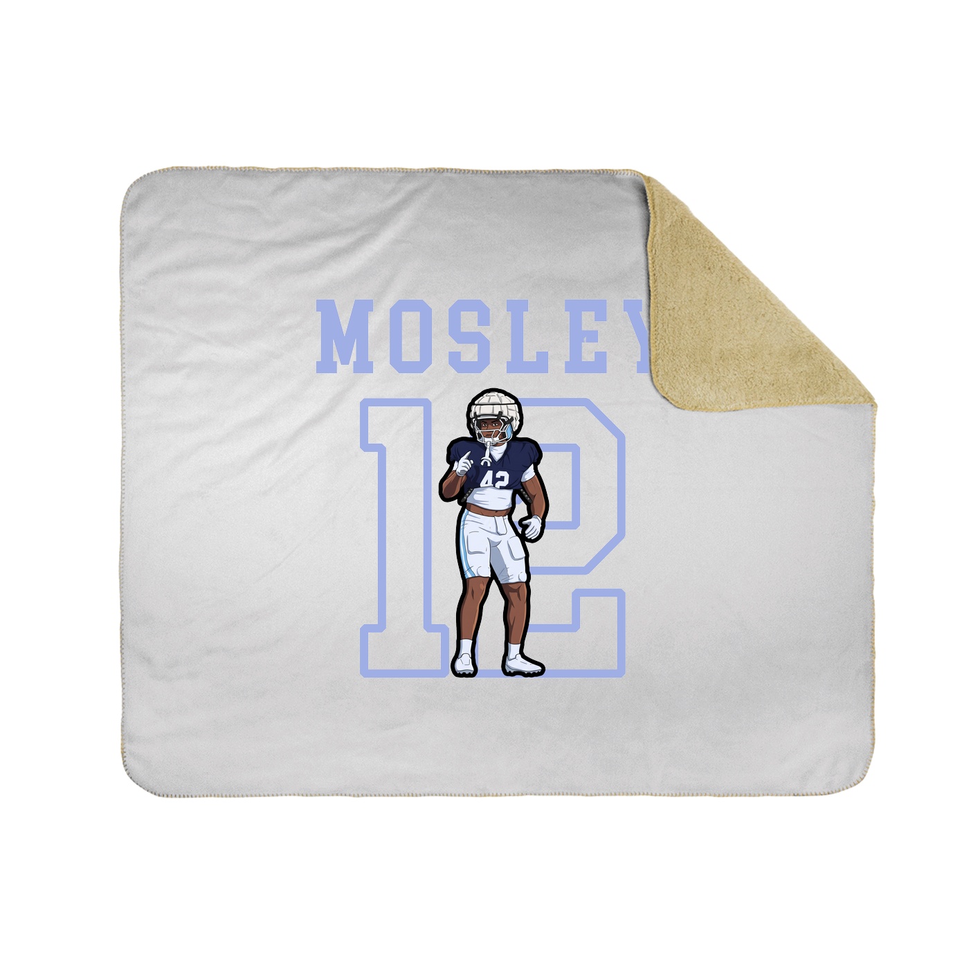 Throw Blanket — Shirsey in White