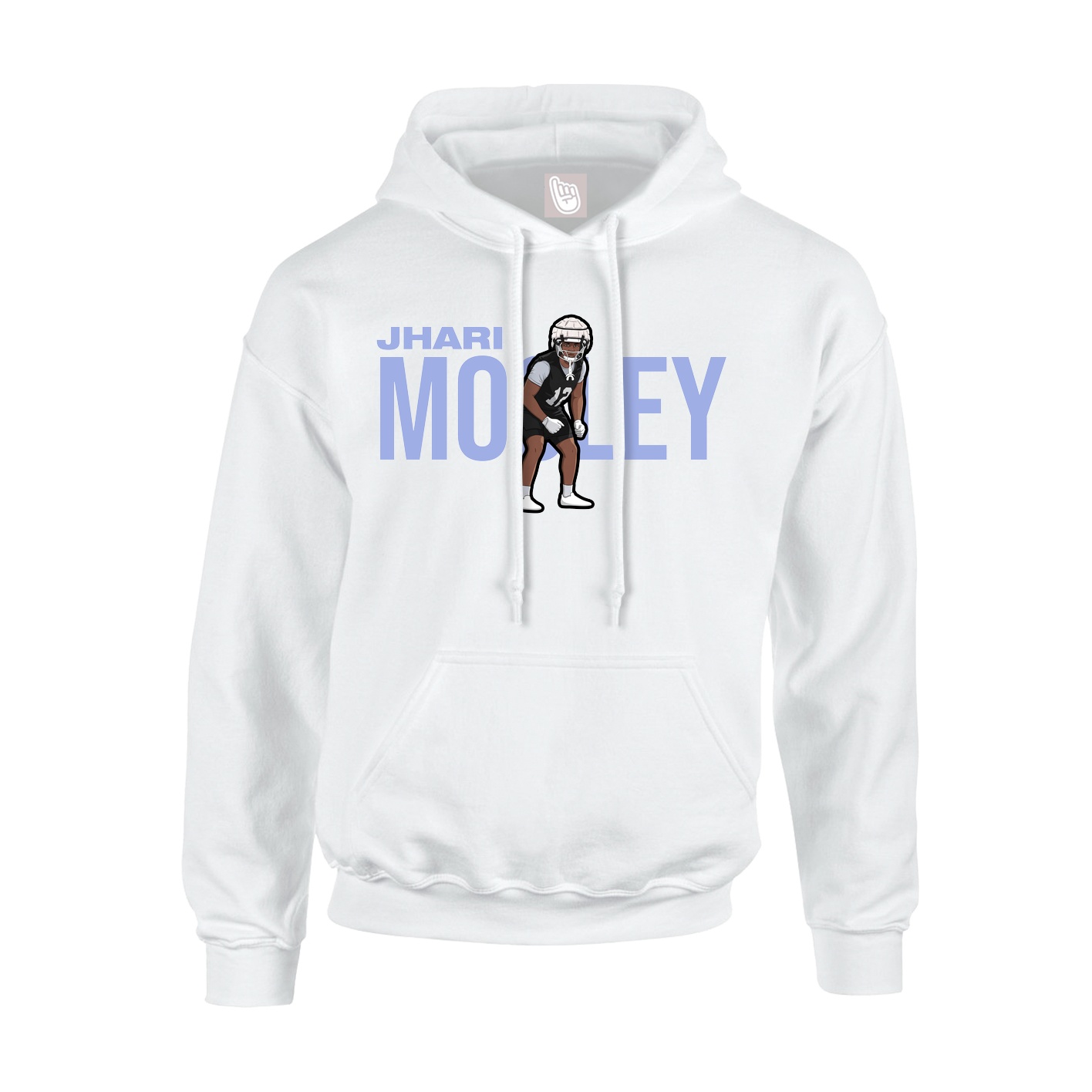 Hoodie — Player Name in White