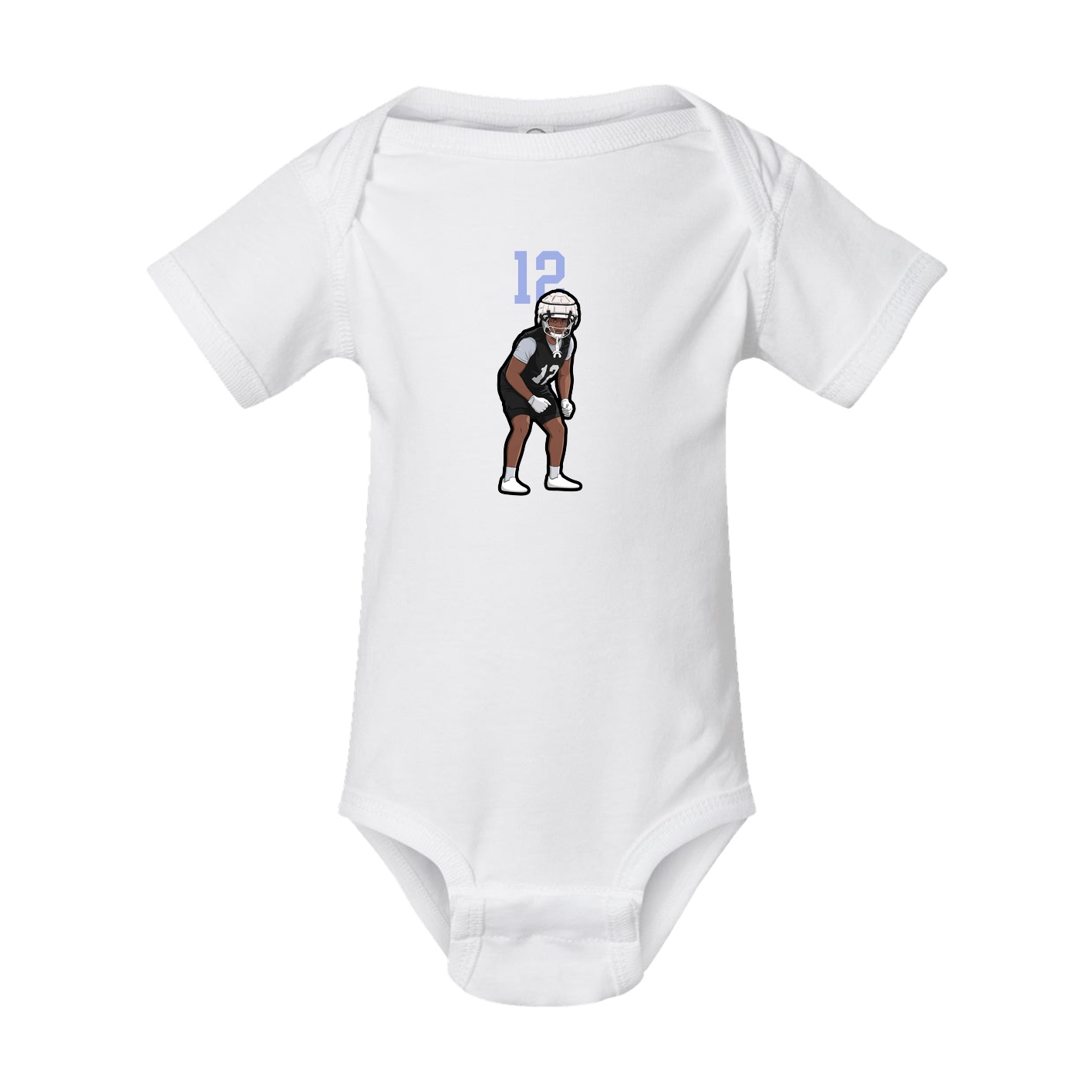 Baby Onesie — Number Top in White