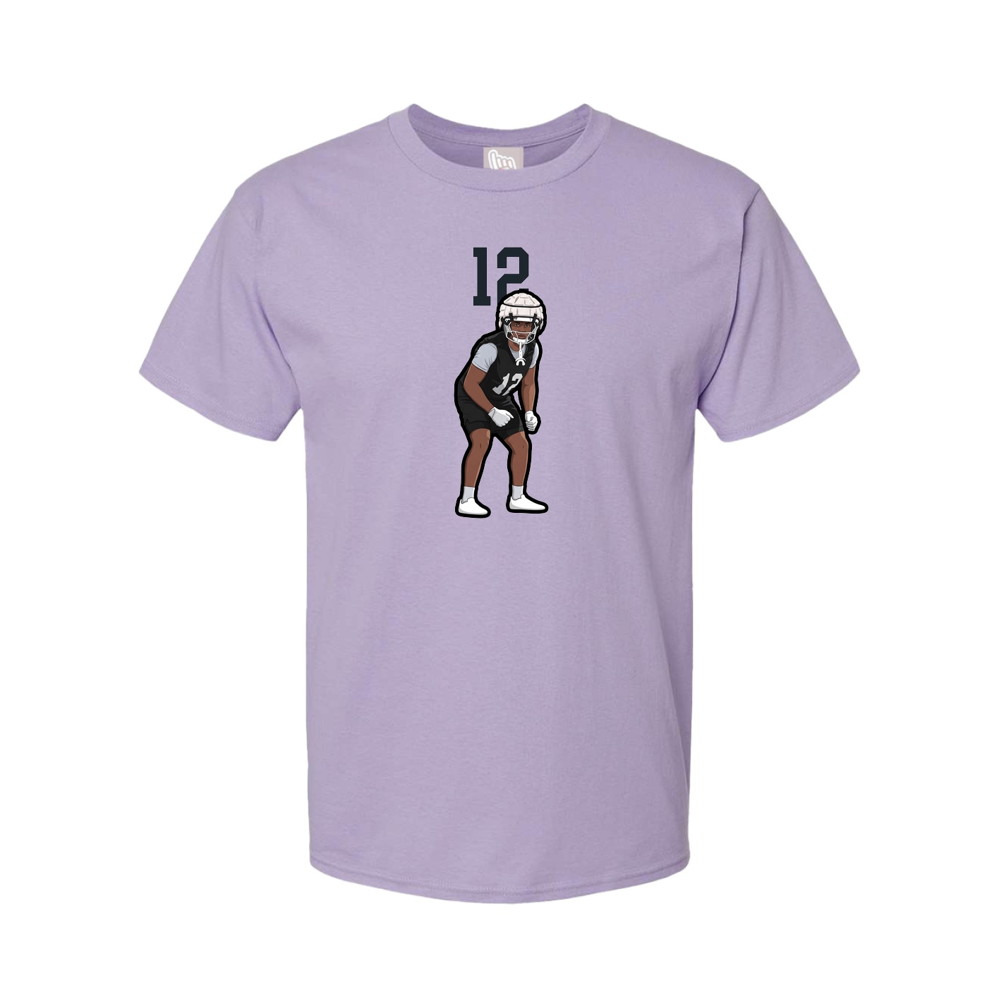 Youth Tee — Number Top in Purple