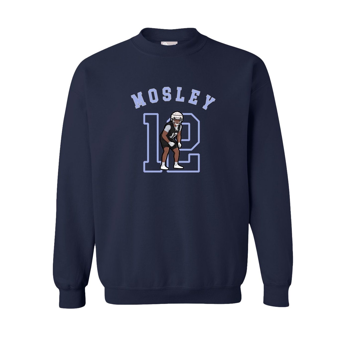 Fleece Crew — Shirsey Arch in Navy