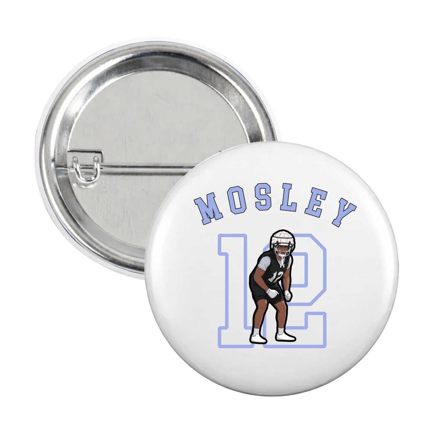 Game Day Button — Shirsey Arch in White