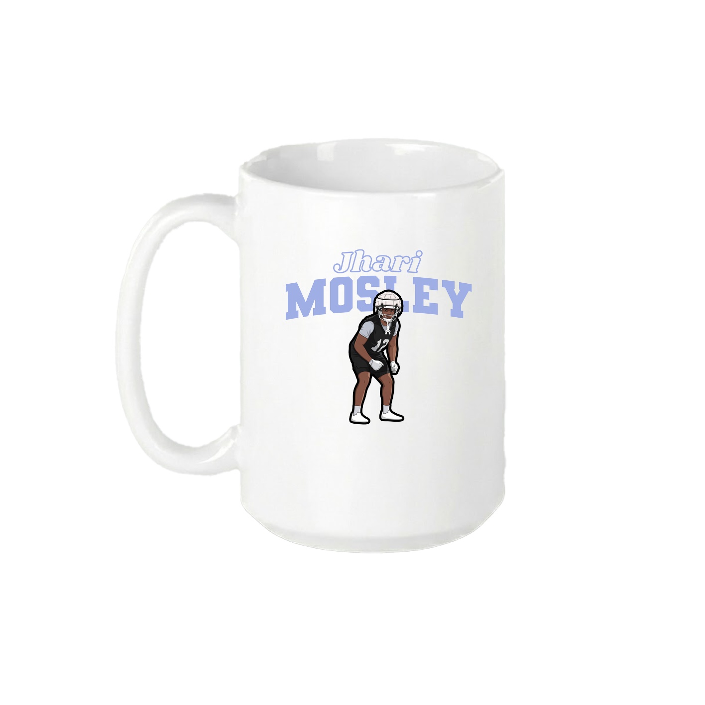 15oz Coffee Mug — Name Arch in White