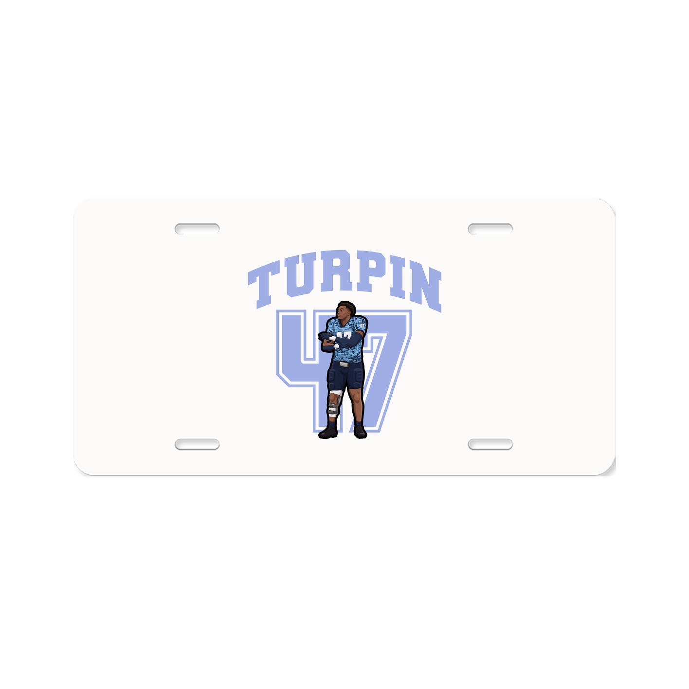 License Plate — Number in Classic