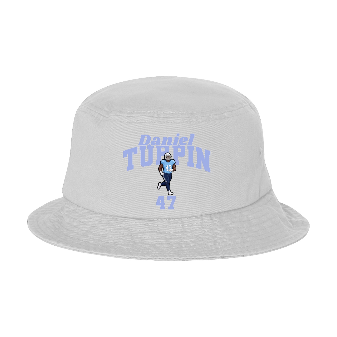 Bucket Cap — Signature Arch in White