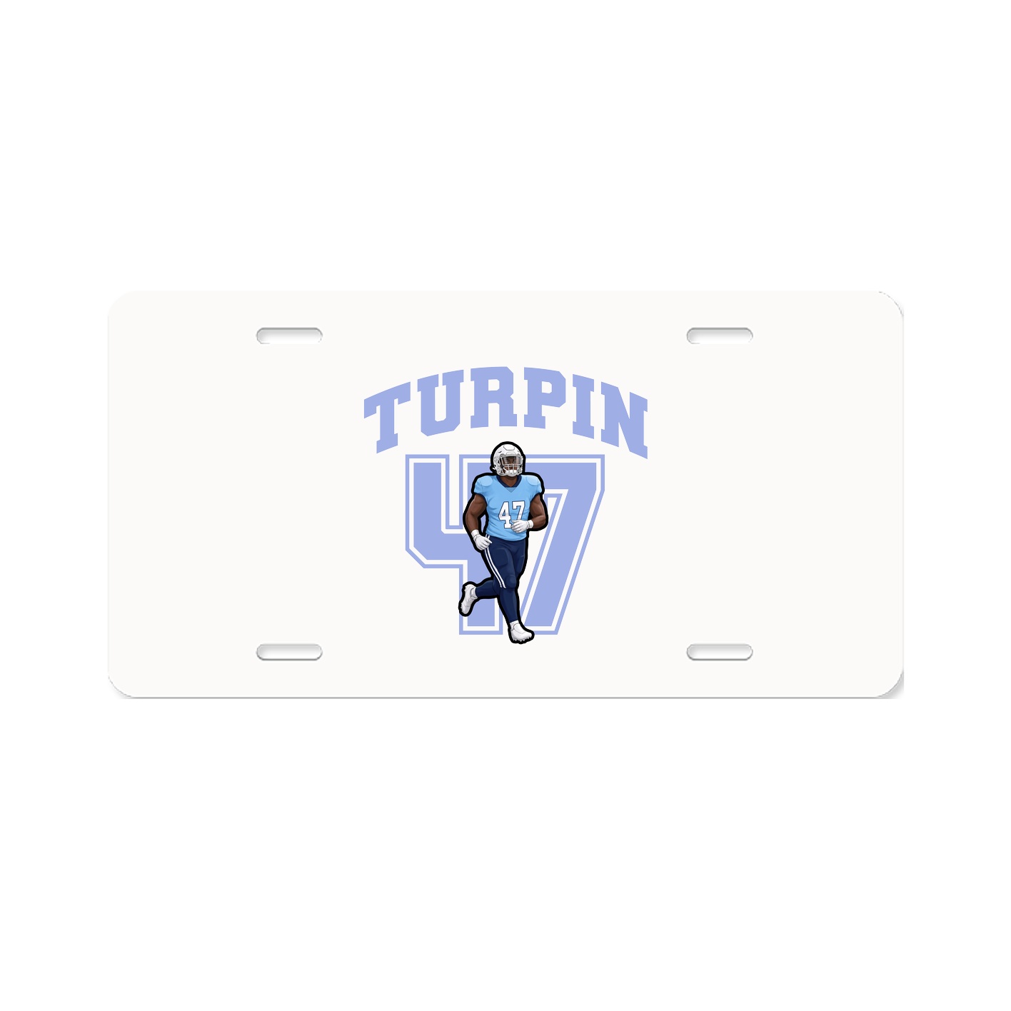 License Plate — Number in Classic