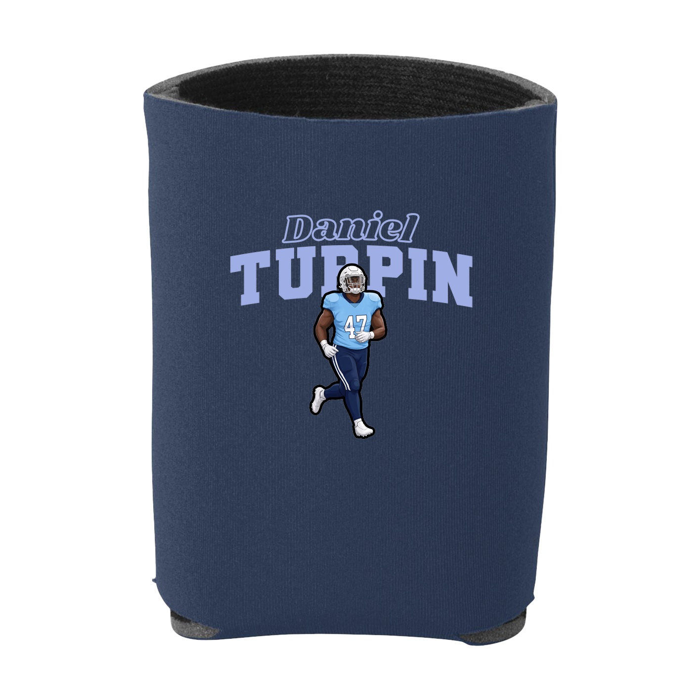 Can Holder — Name Arch in Navy
