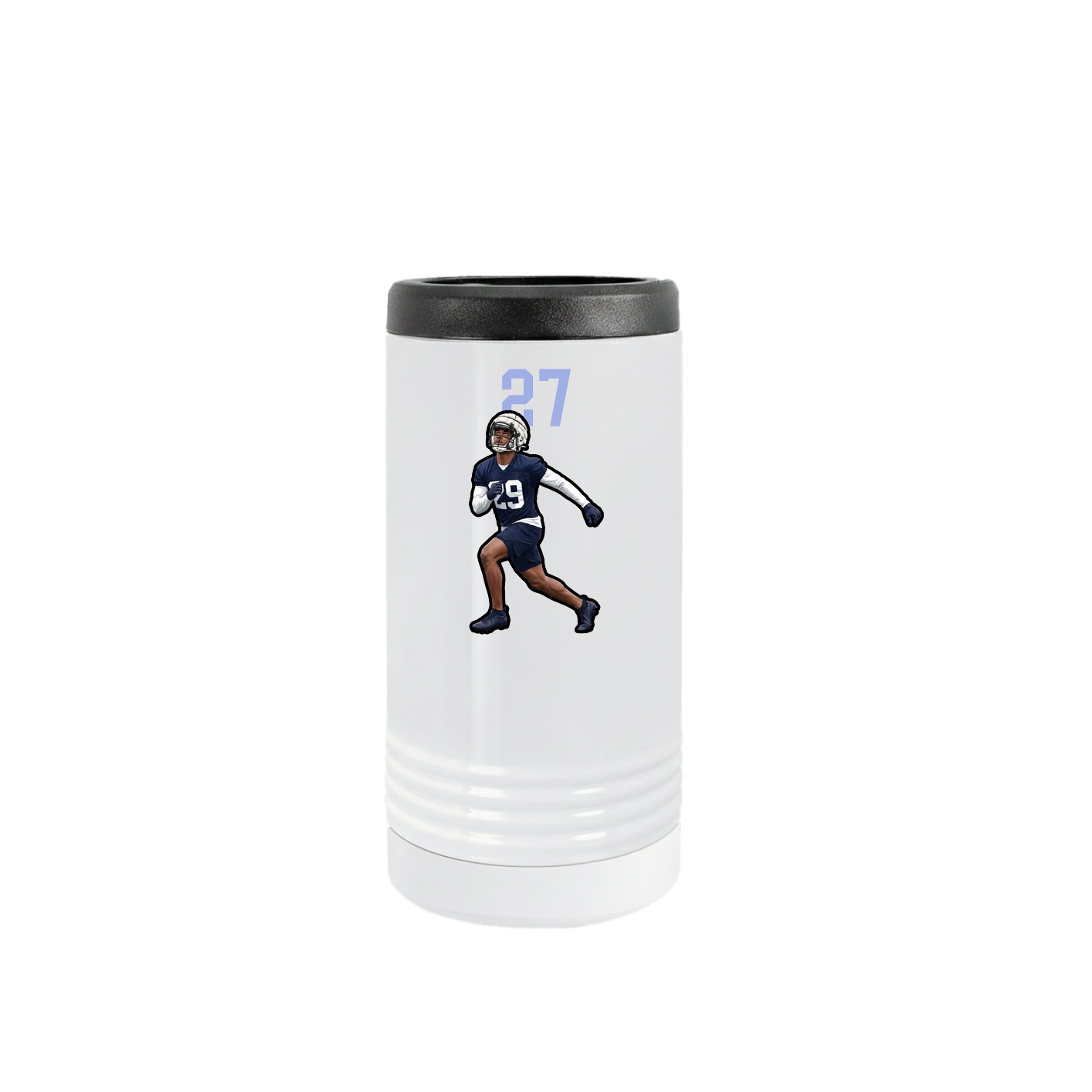 Slim Beverage Holder — Number Top in White
