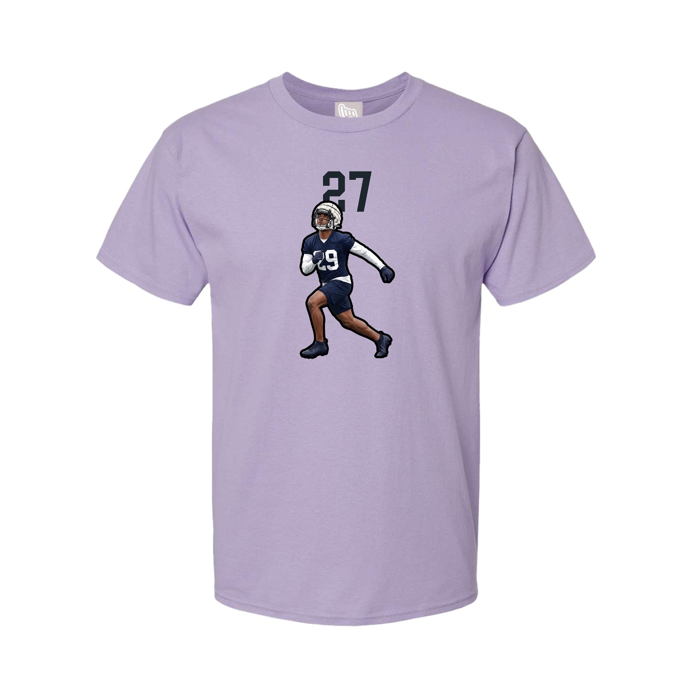 Youth Tee — Number Top in Purple