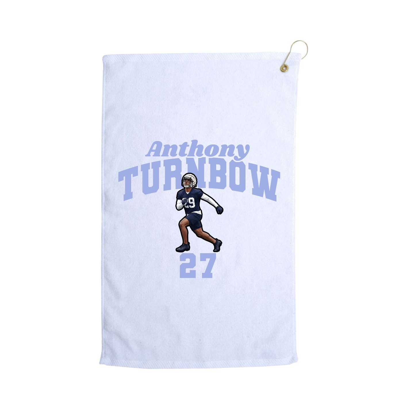 Golf Towel — Signature Arch in White