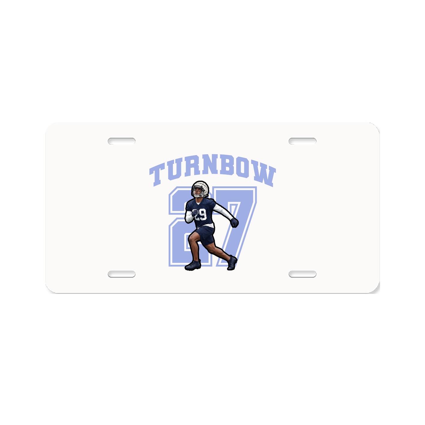 License Plate — Number in Classic