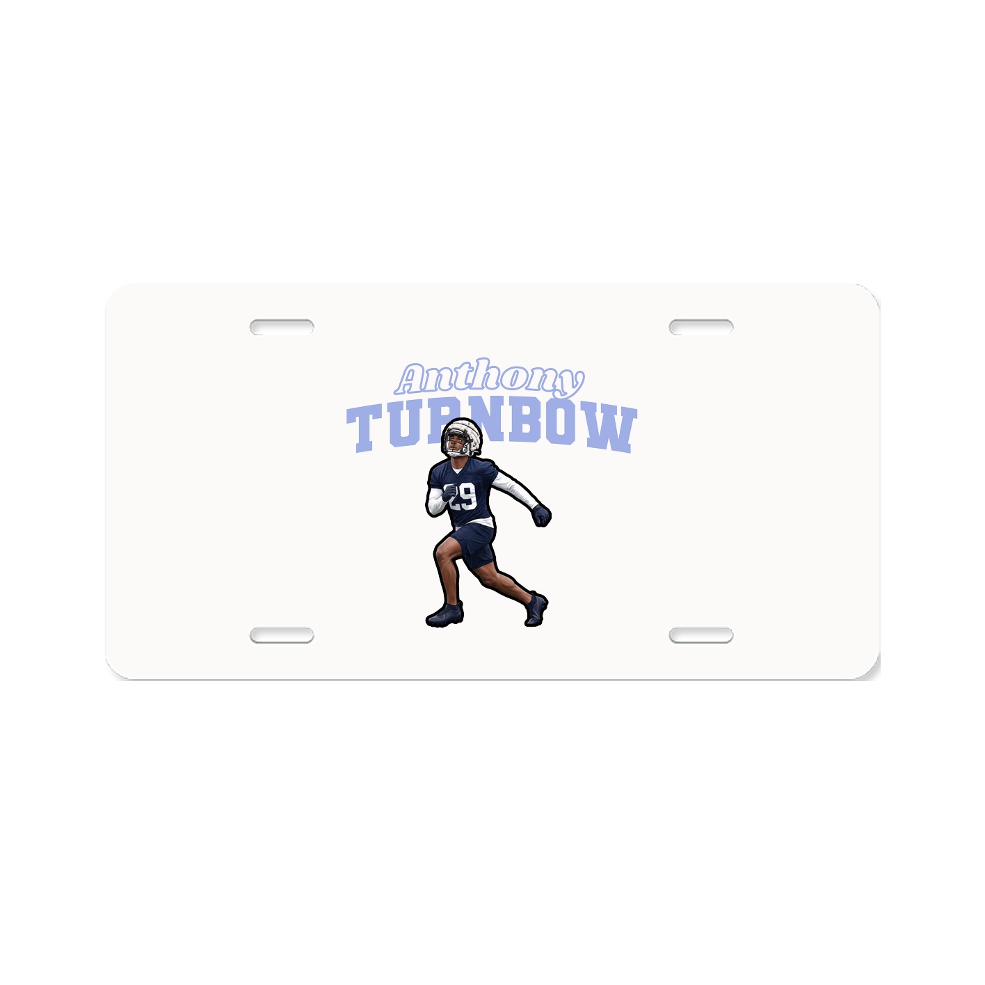 License Plate — Name Arch in Classic