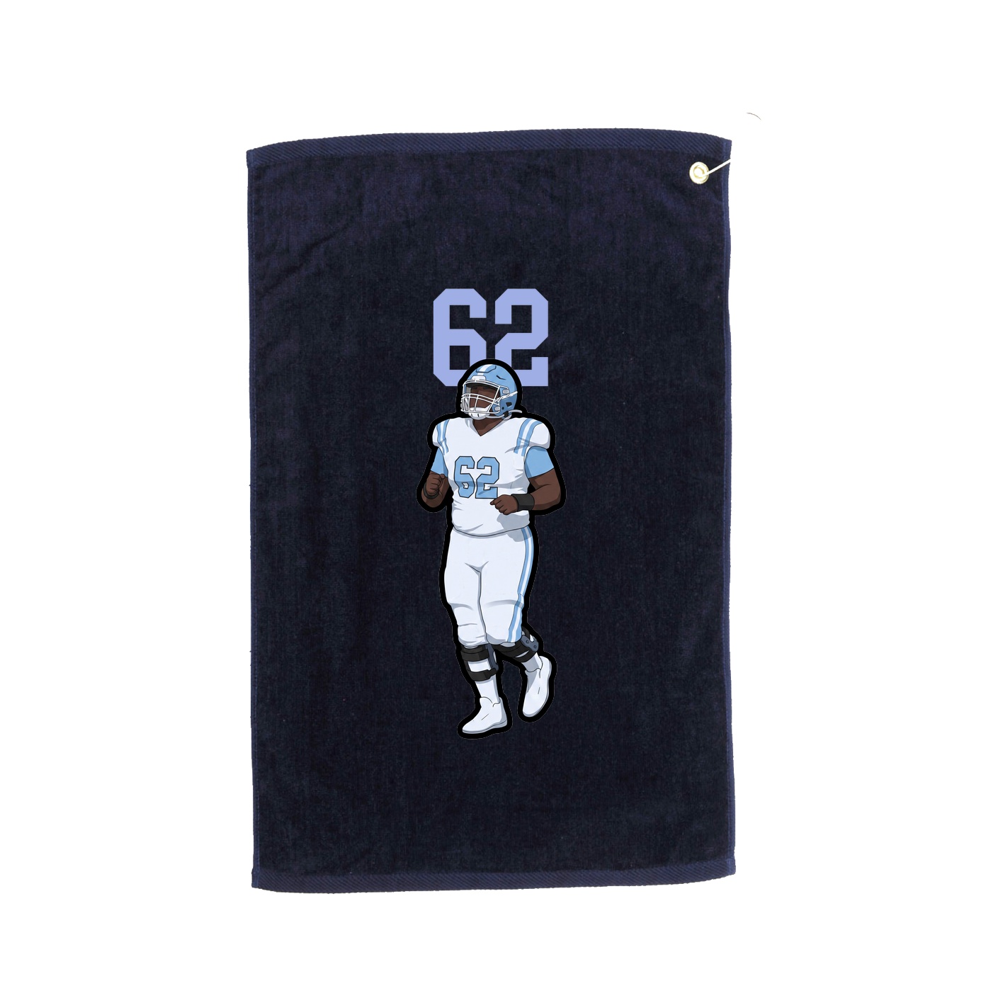 Golf Towel — Number Top in Navy