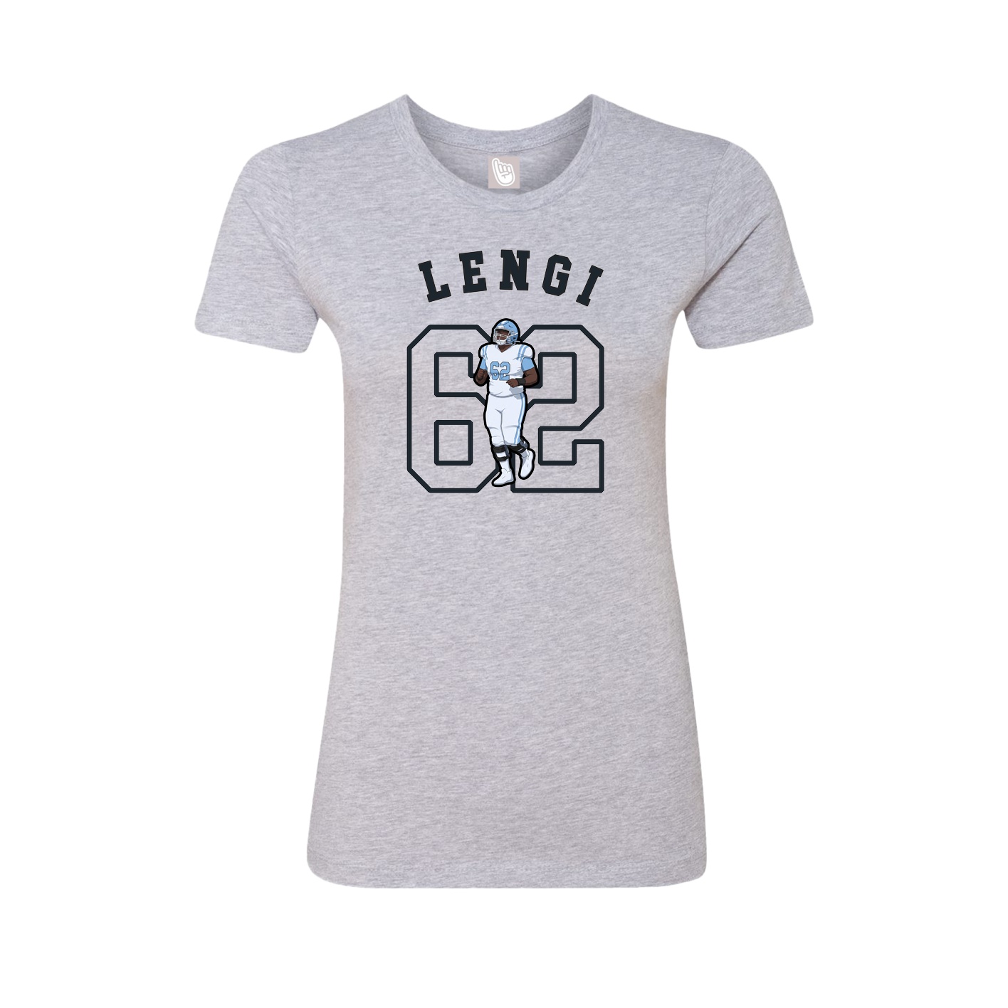 Fitted Women's Tee — Shirsey Arch in Grey