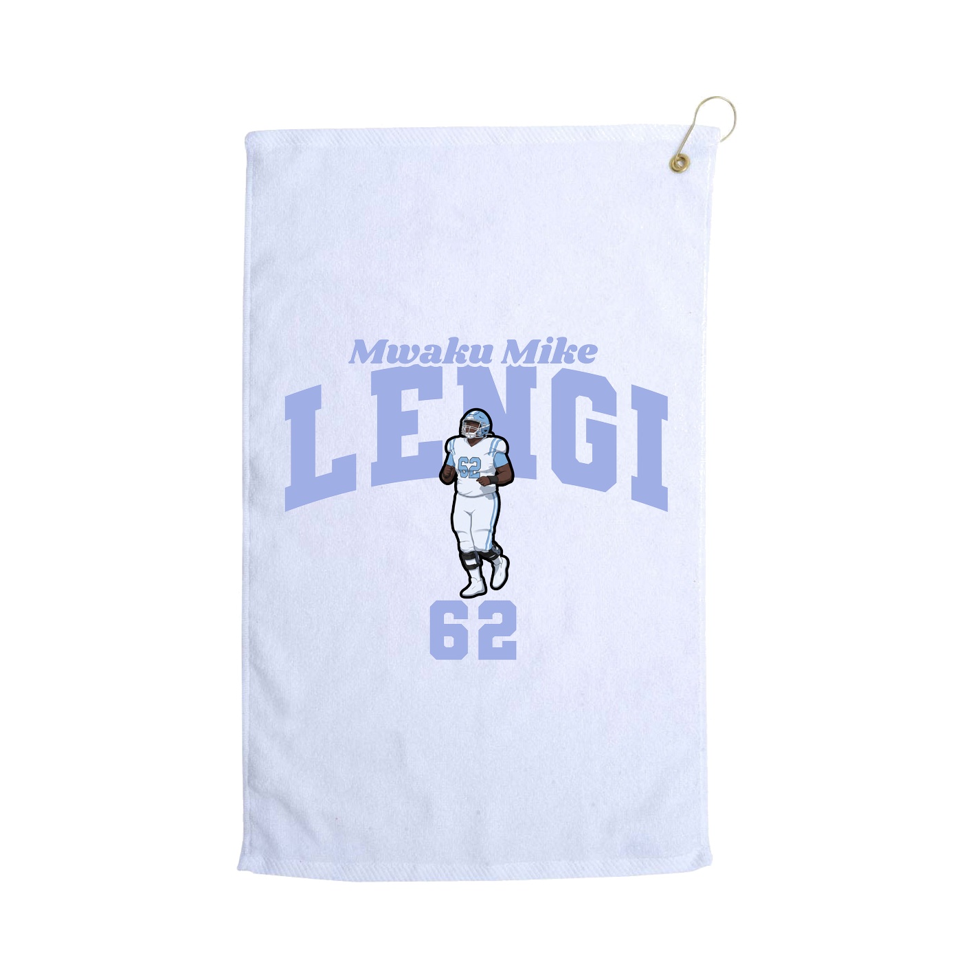 Golf Towel — Signature Arch in White