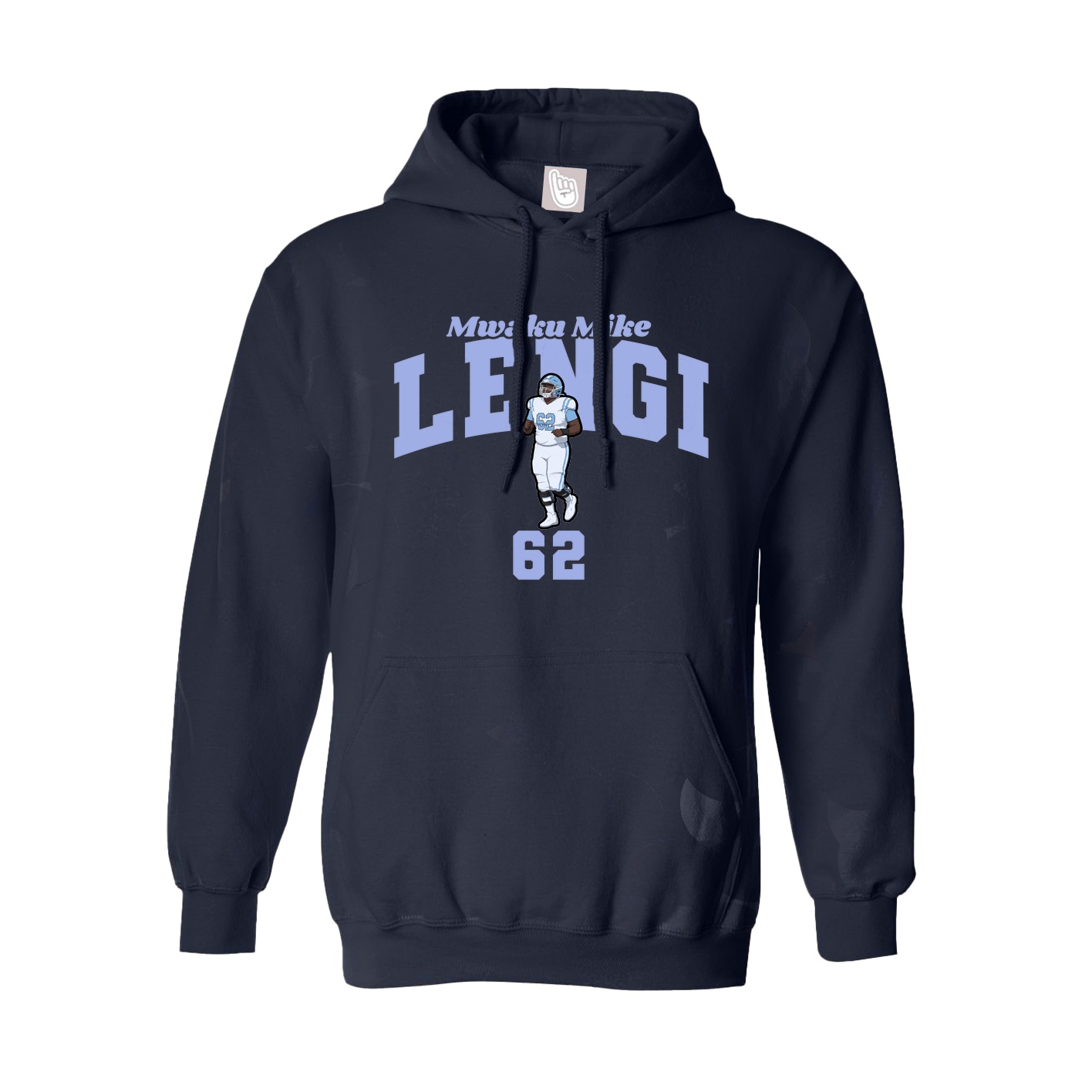 Youth Hoodie — Signature Arch in Navy