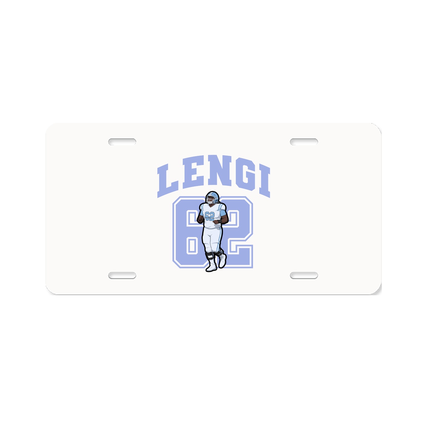 License Plate — Number in Classic