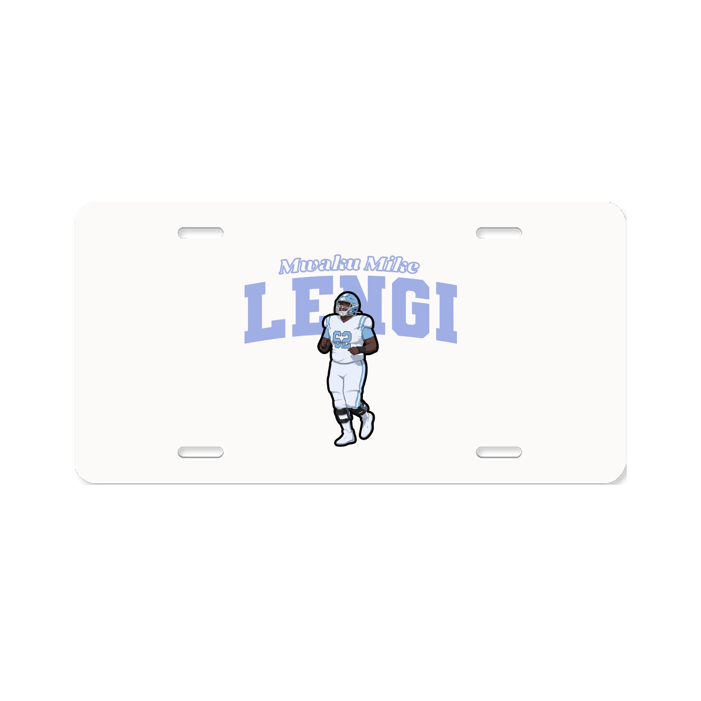 License Plate — Name Arch in Classic