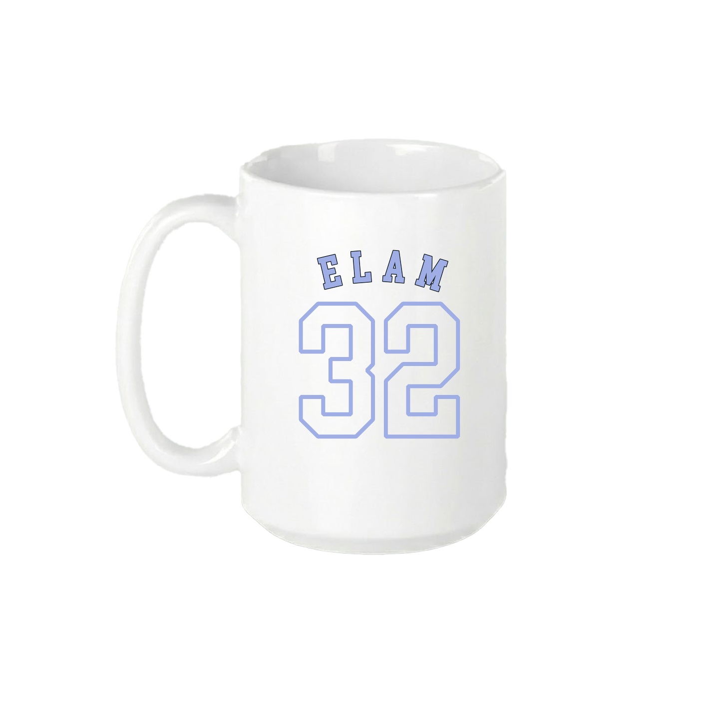 15oz Coffee Mug — Shirsey Arch in White