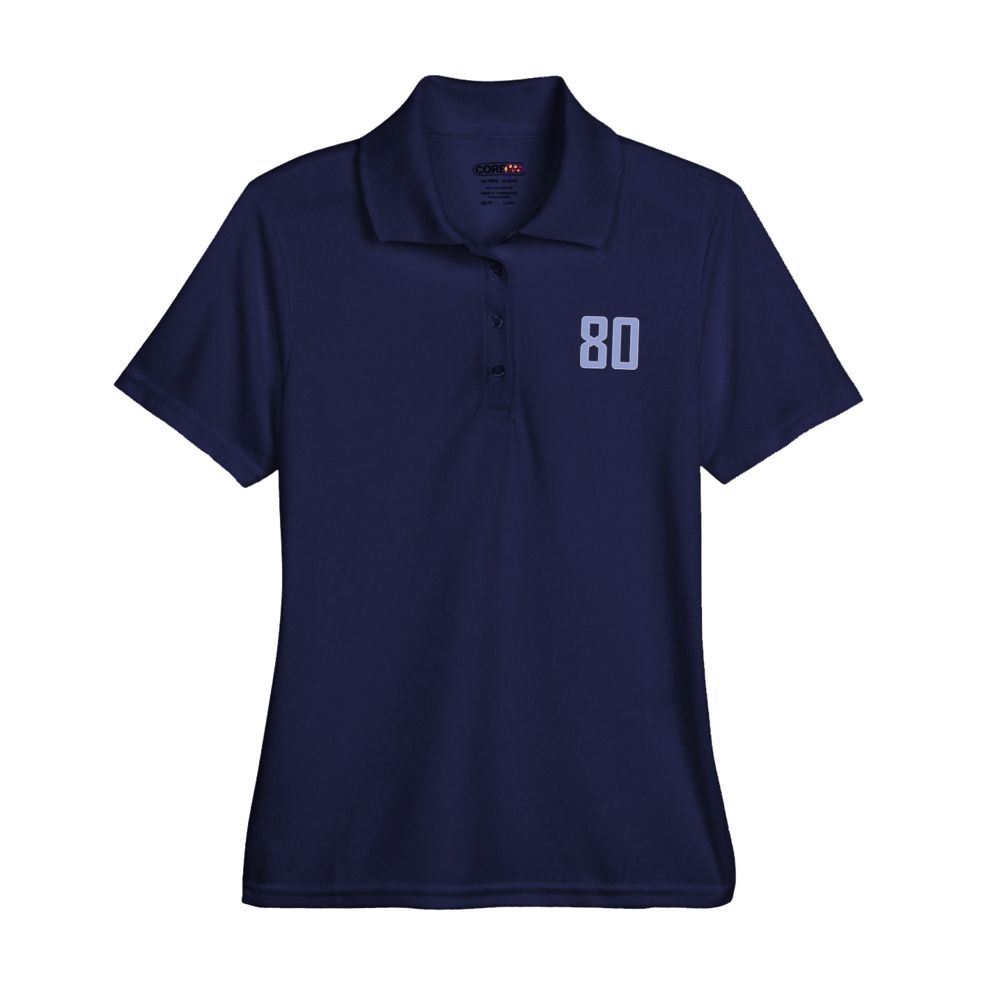 Womens Performance Polo — Front Shirsy in Navy
