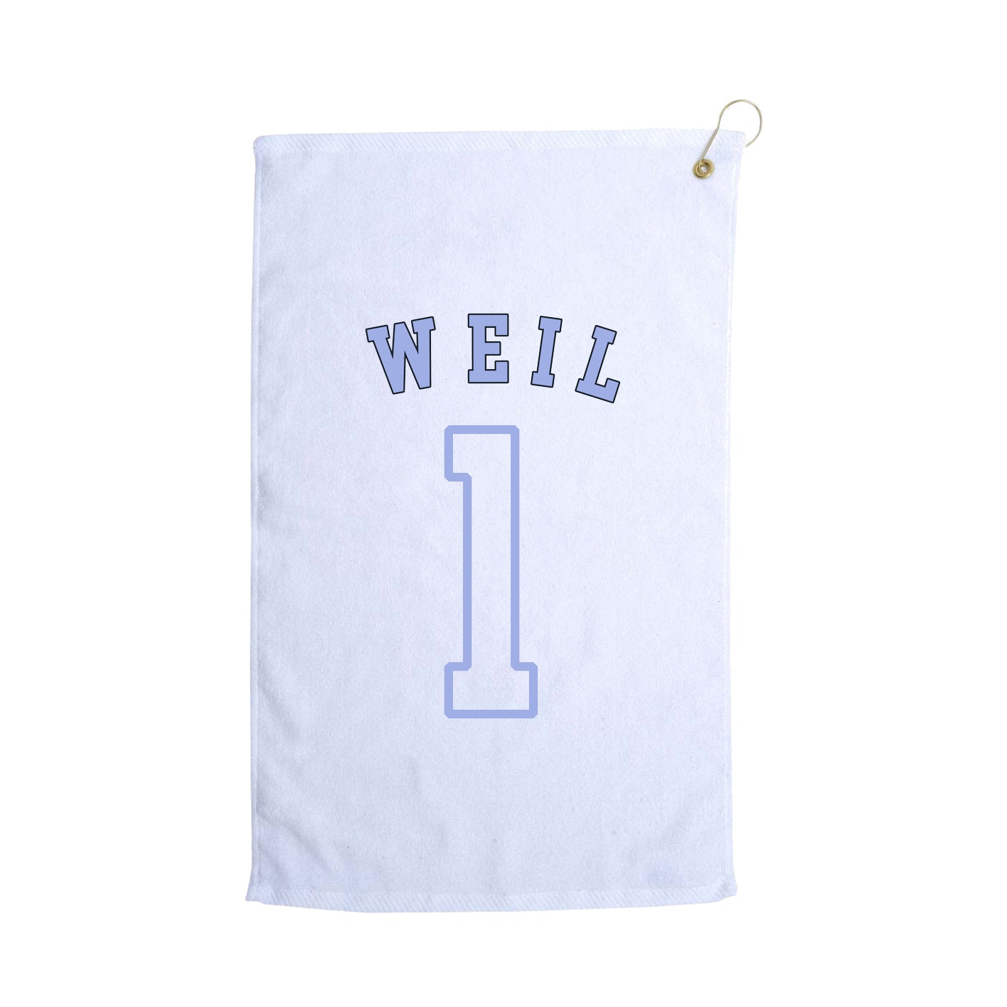 Golf Towel — Shirsey Arch in White