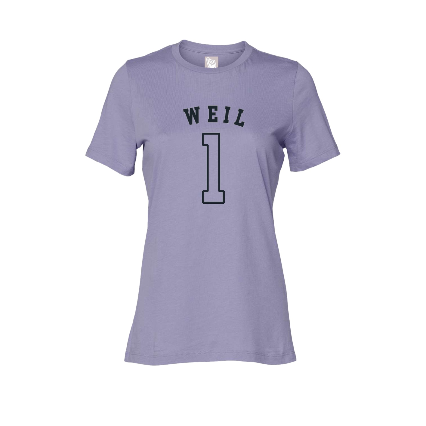 Fitted Women's Tee — Shirsey Arch in Purple