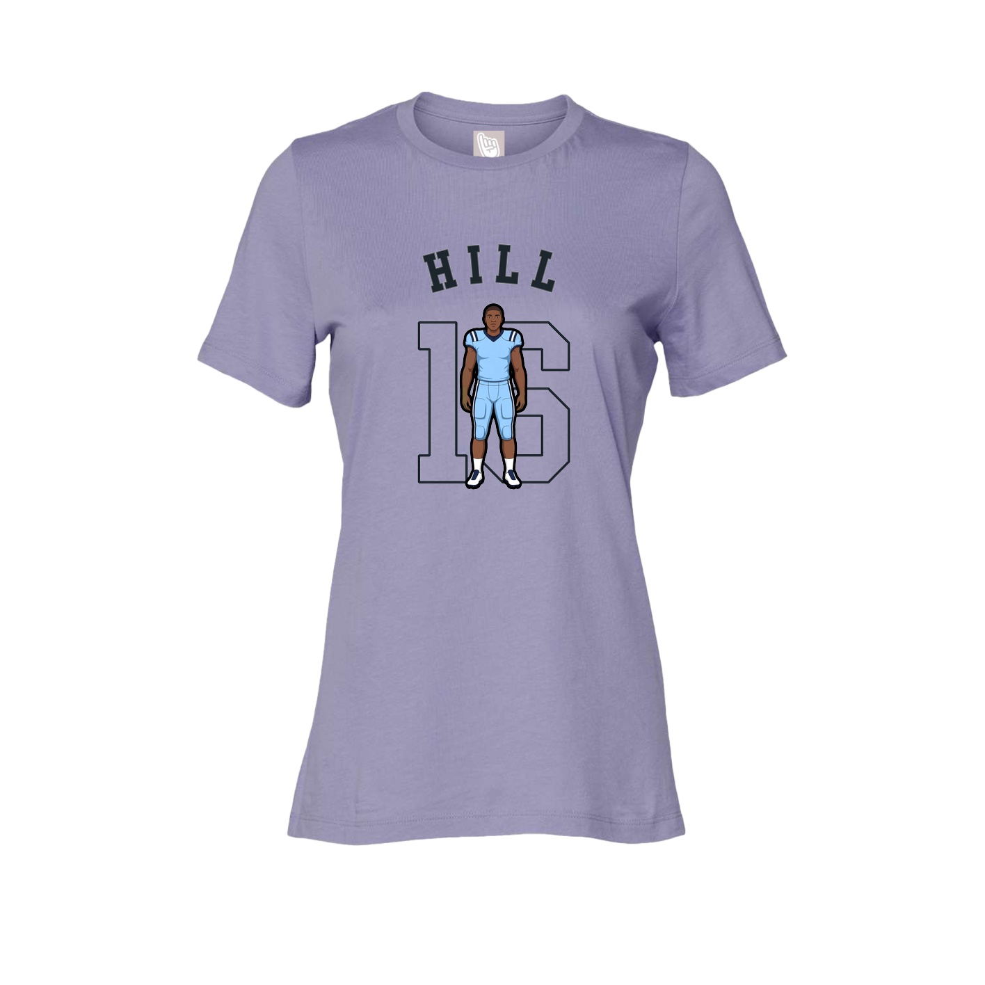 Fitted Women's Tee — Shirsey Arch in Purple